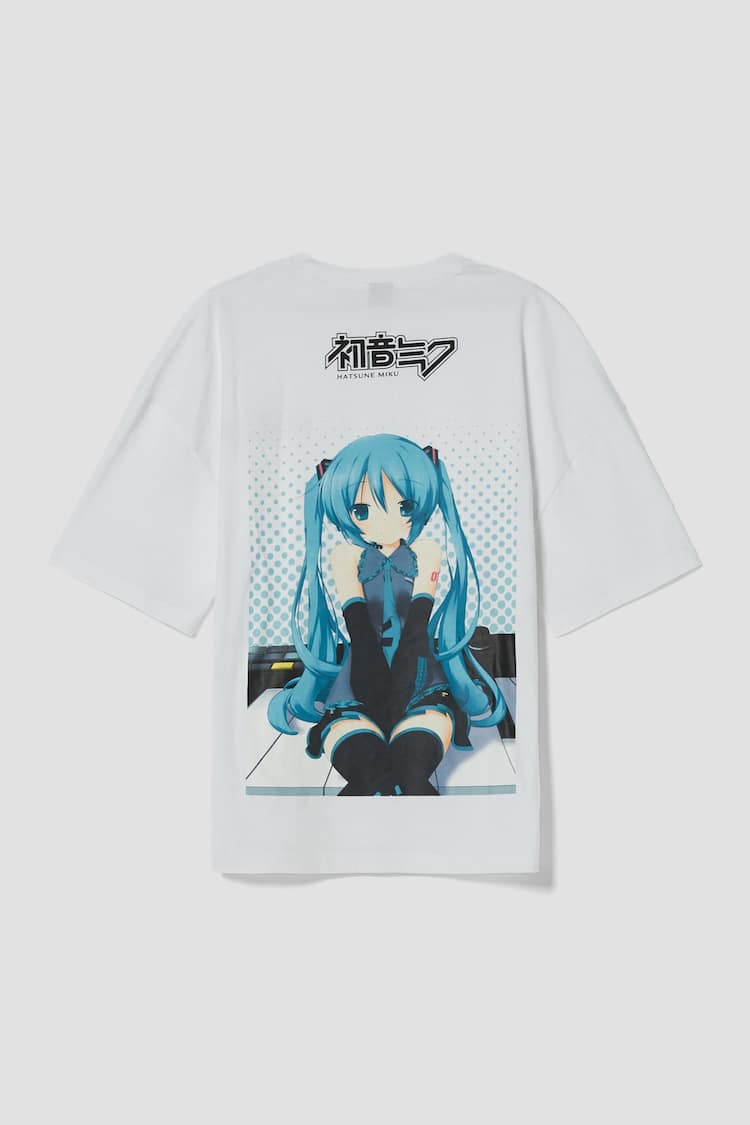 T-shirt manches courtes oversize Hatsune Miku