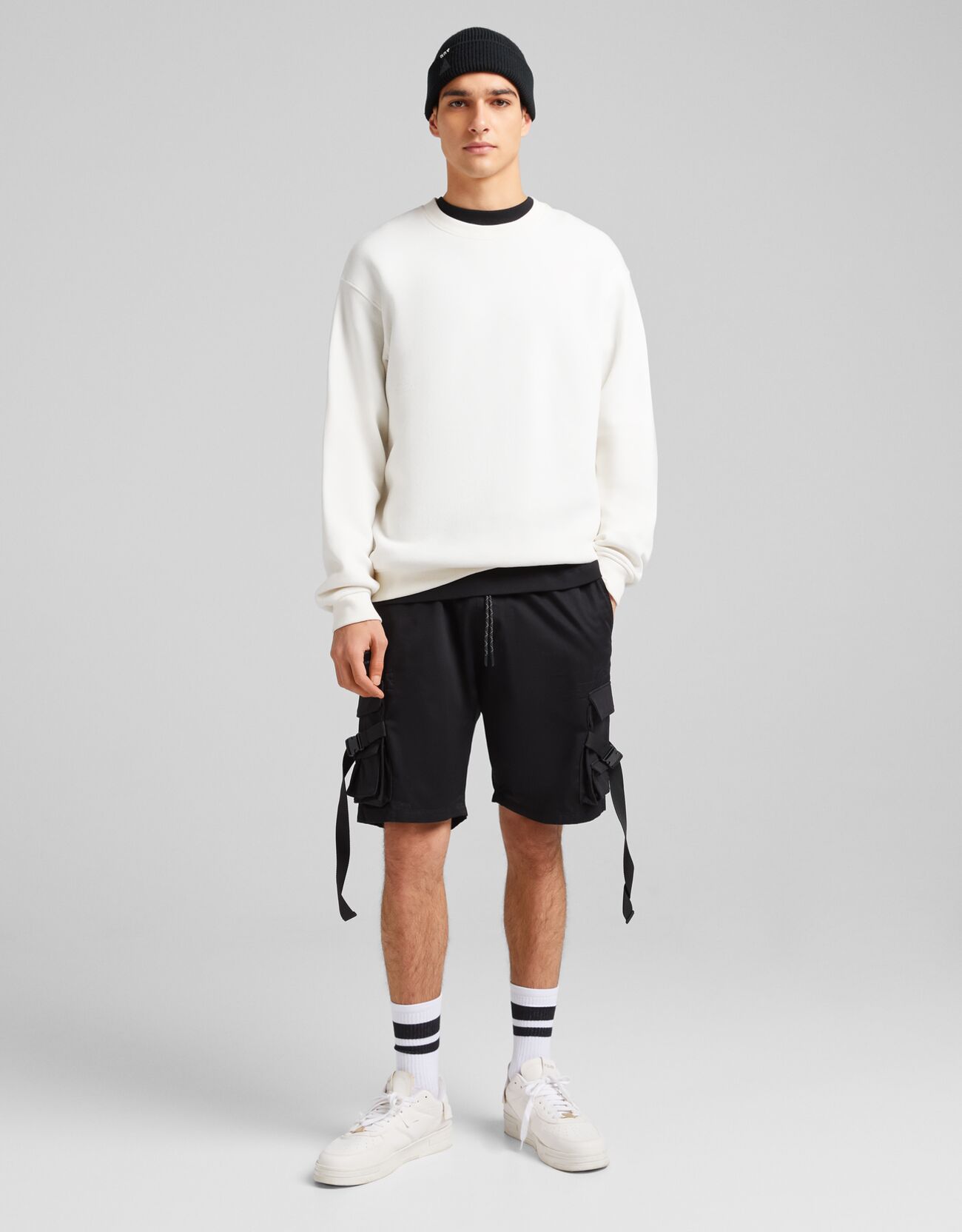 bershka bermudas hombre