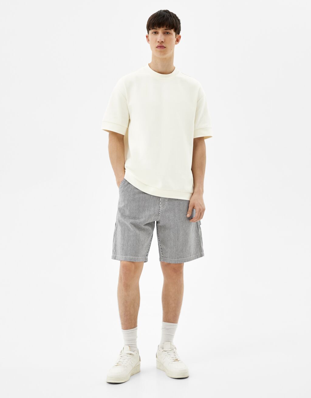 bershka sweat shorts