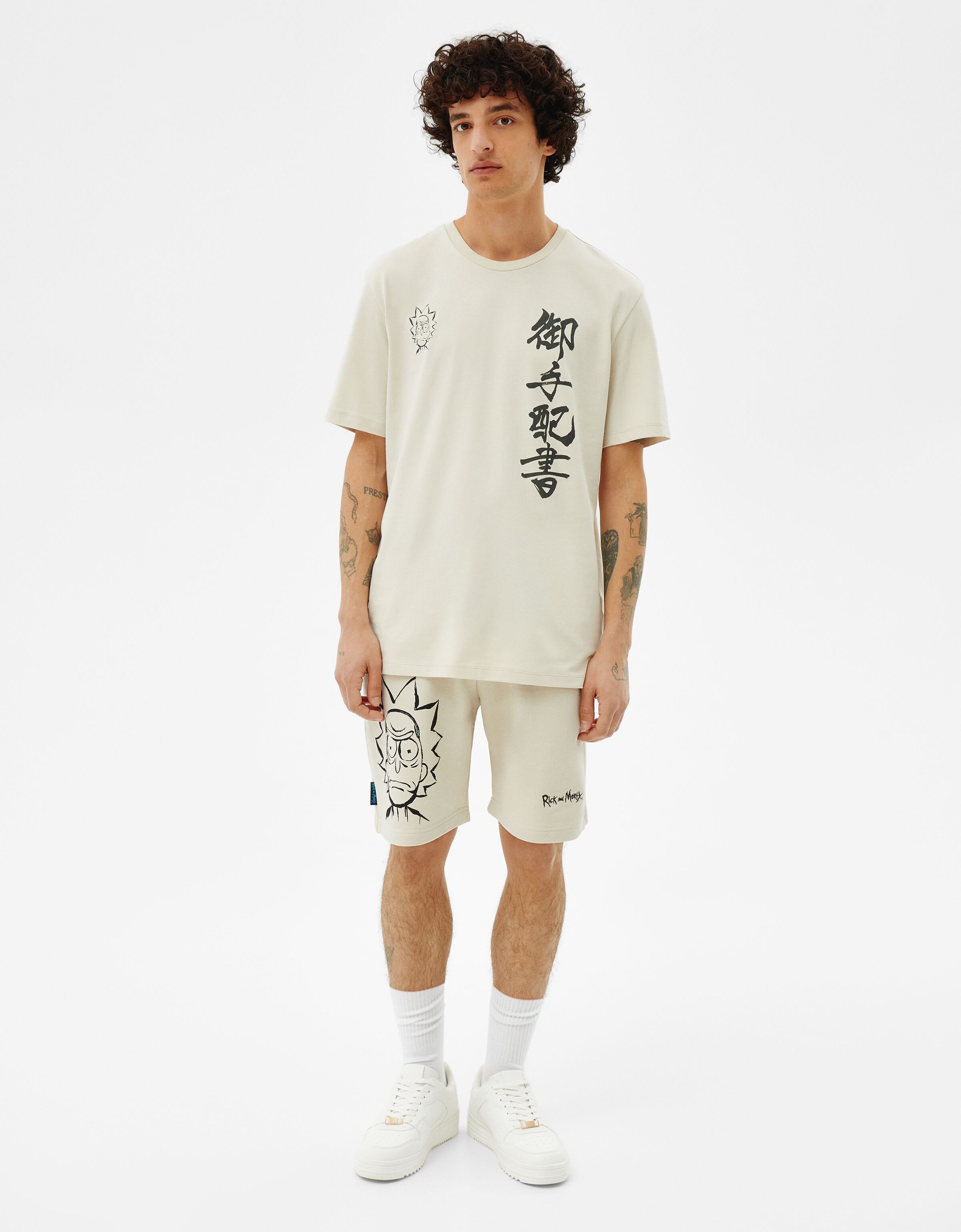 Bermuda cargo felpa Rick \u0026 Morty - Hombre | Bershka