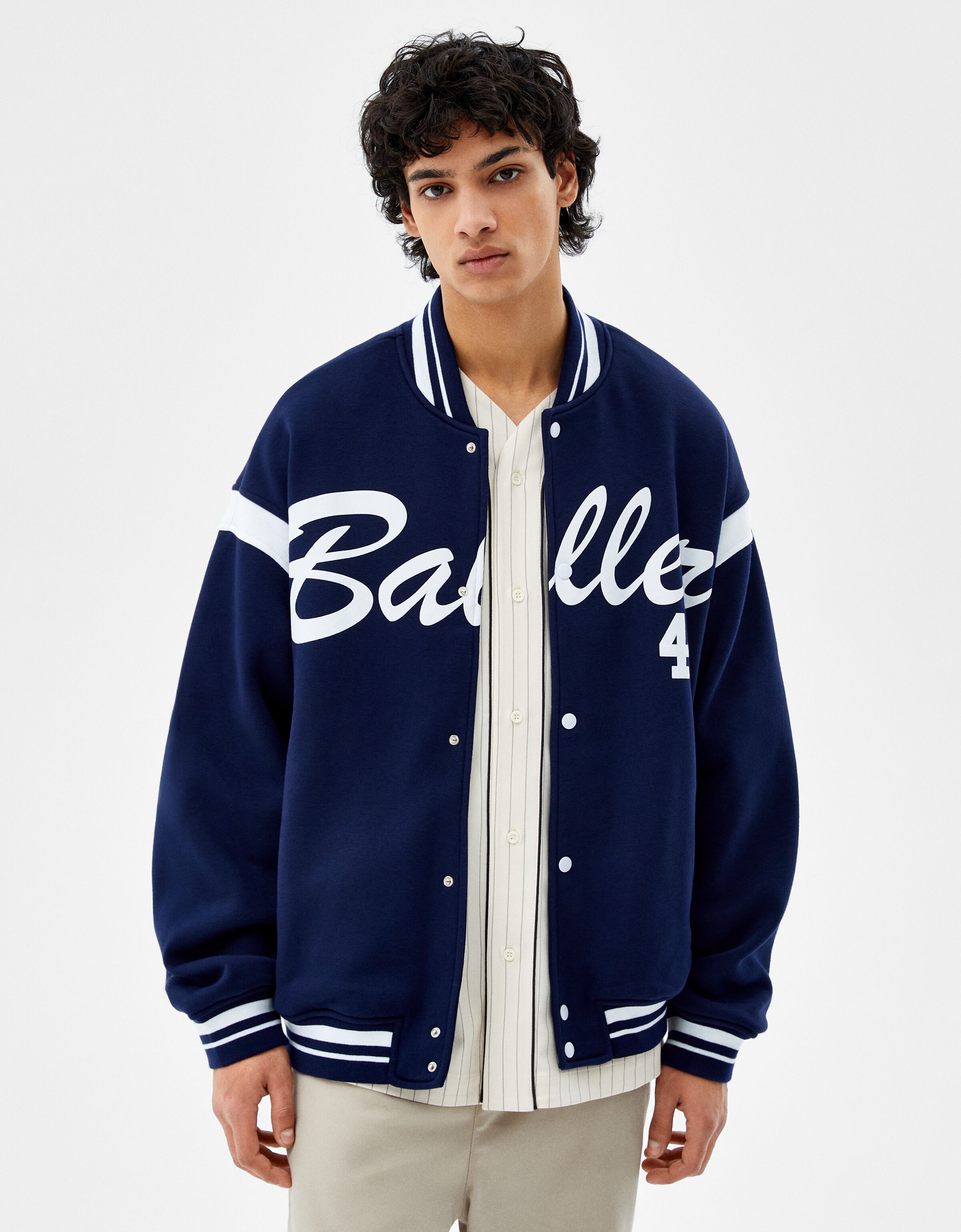 bershka varsity jacket