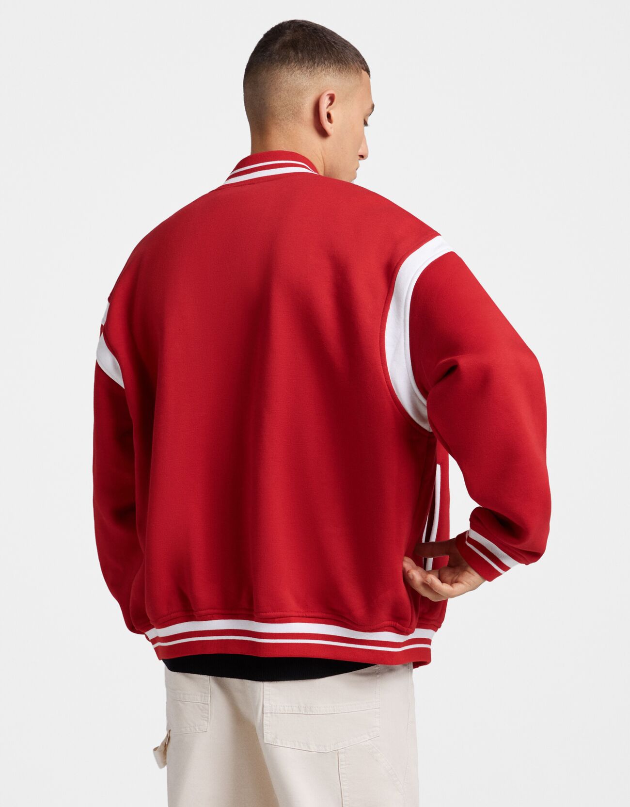 Bershka Desenli Kolej Bomber Ceket