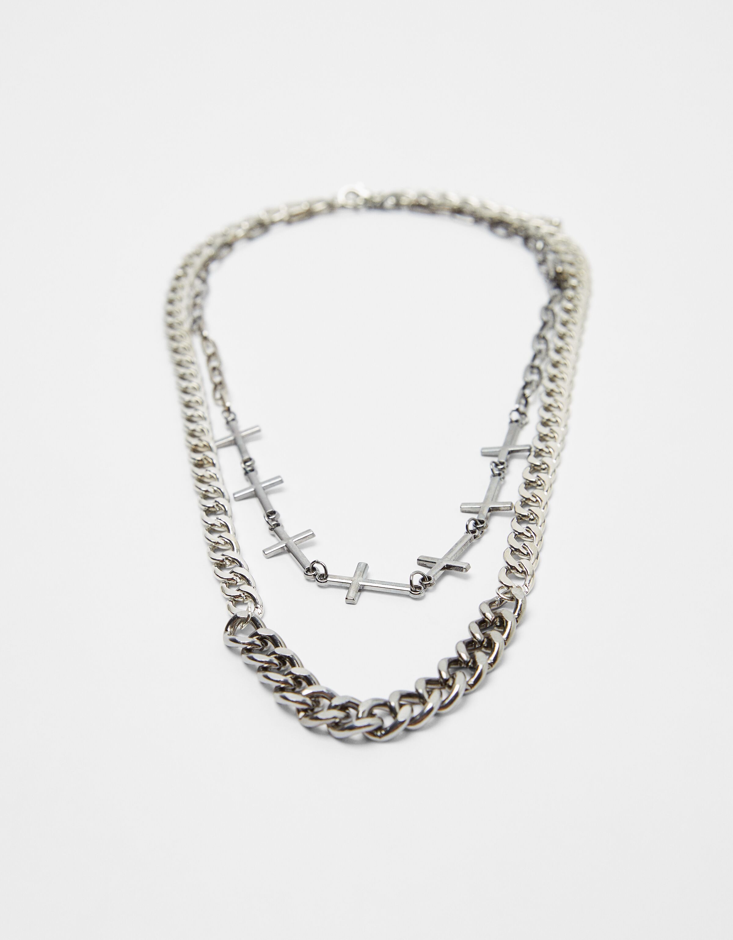 Two-tone necklace - Accessories - Man 