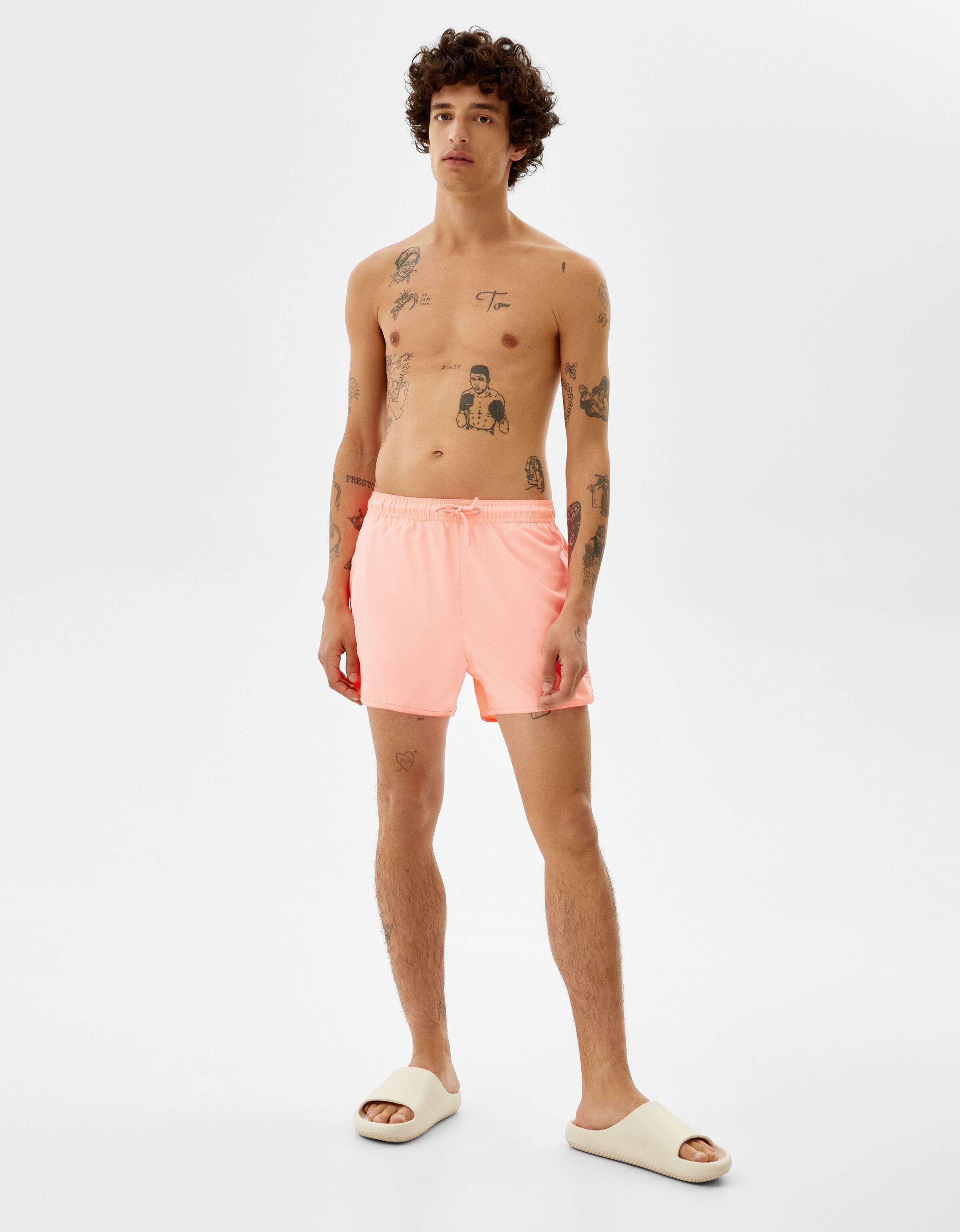 Basic plain swimming trunks - Join Life 