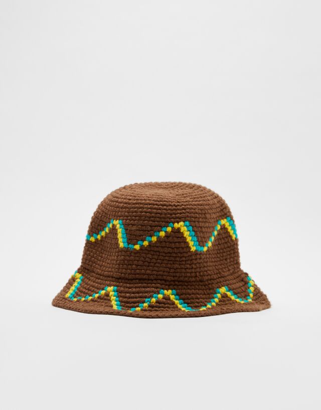 Crochet bucket hat - Man | Bershka