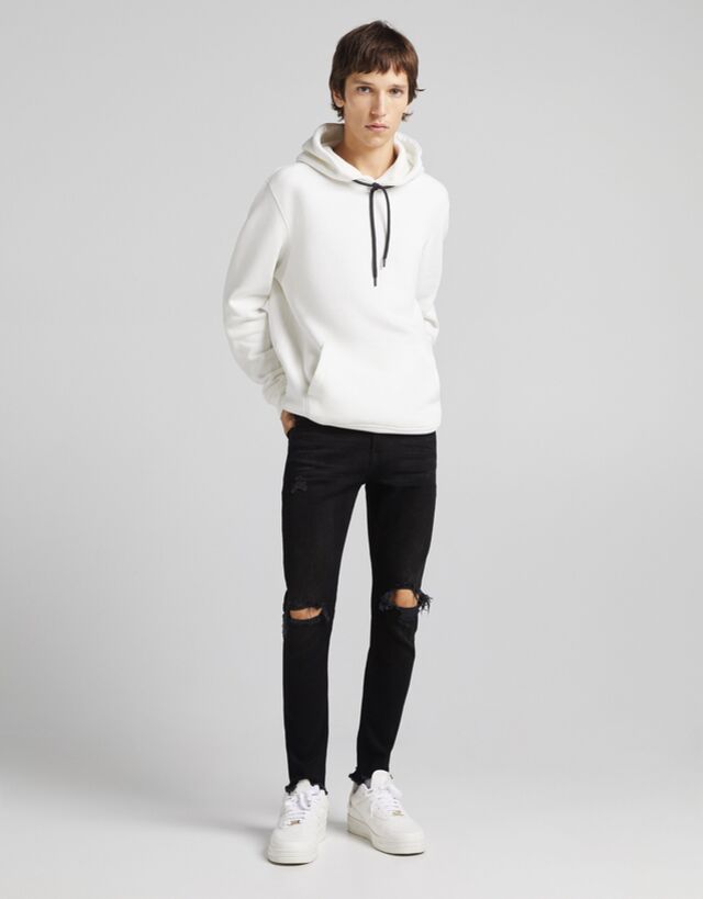 Super skinny ripped jeans - Jeans - Man 