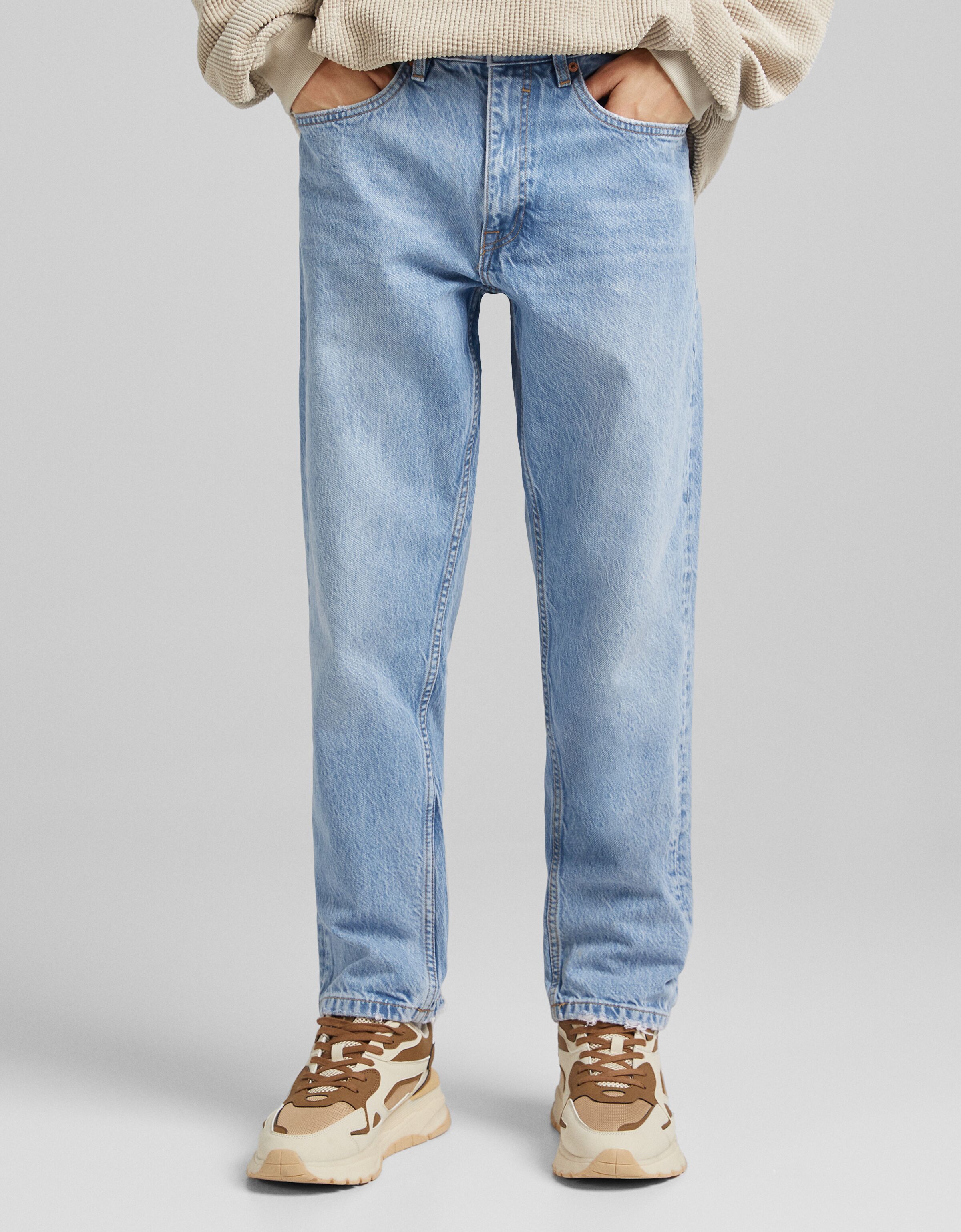 Jeans straight vintage - Jeans - Hombre | Bershka