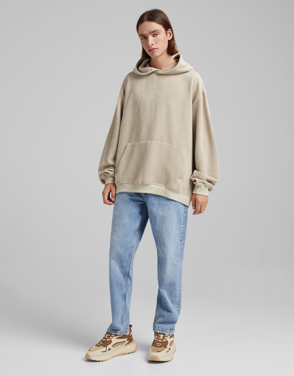 Straight fit vintage jeans - Jeans - Man | Bershka
