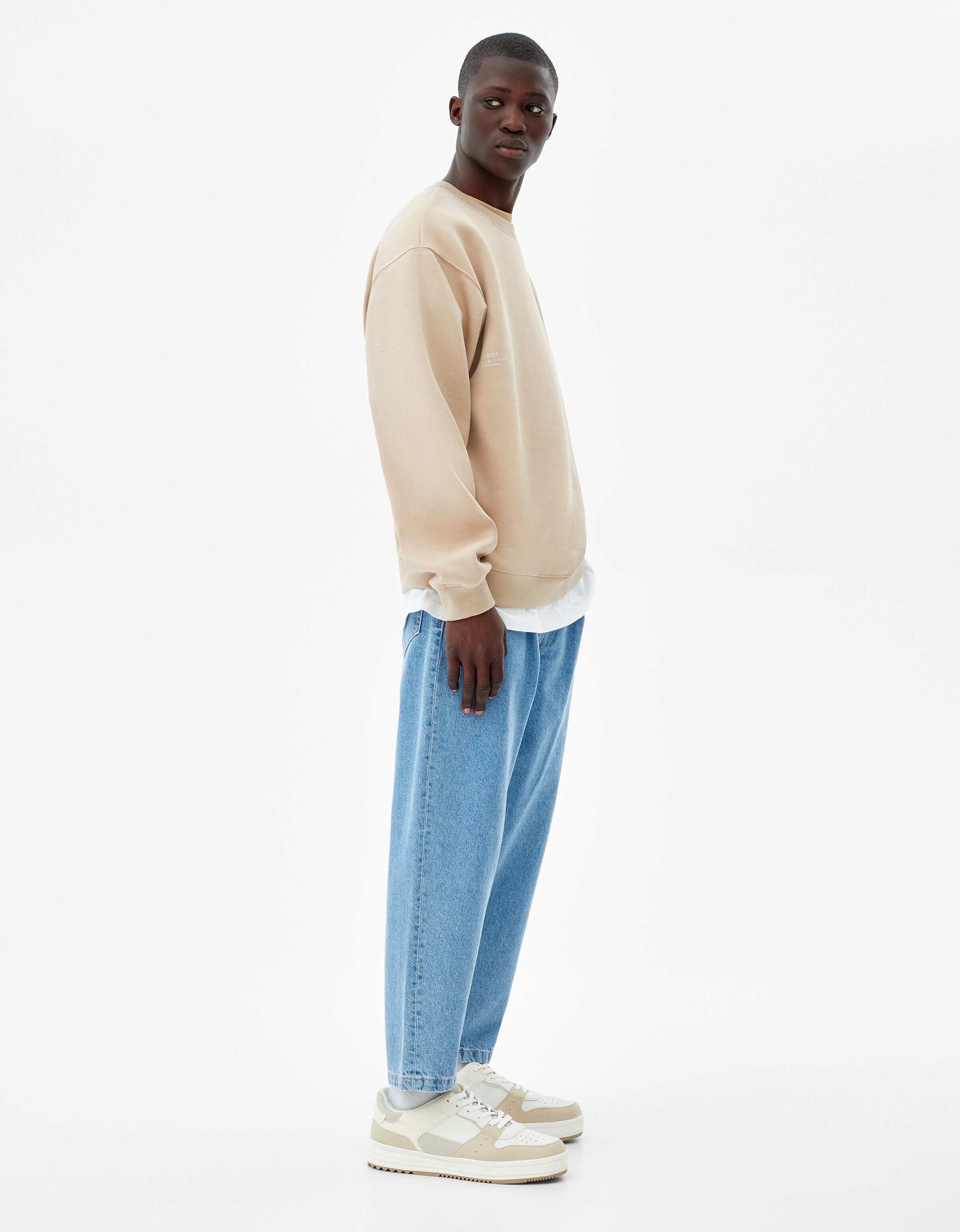 Womens Jeans | Bershka Balloon Fit Jeans Light blue - Jessica Vadney