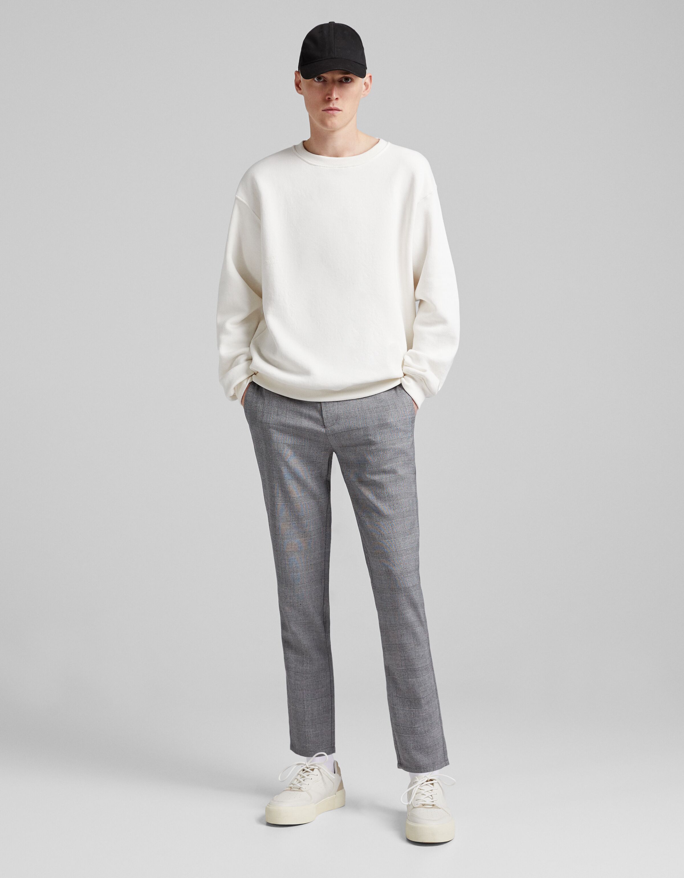 Tailored skinny fit trousers - Trousers 