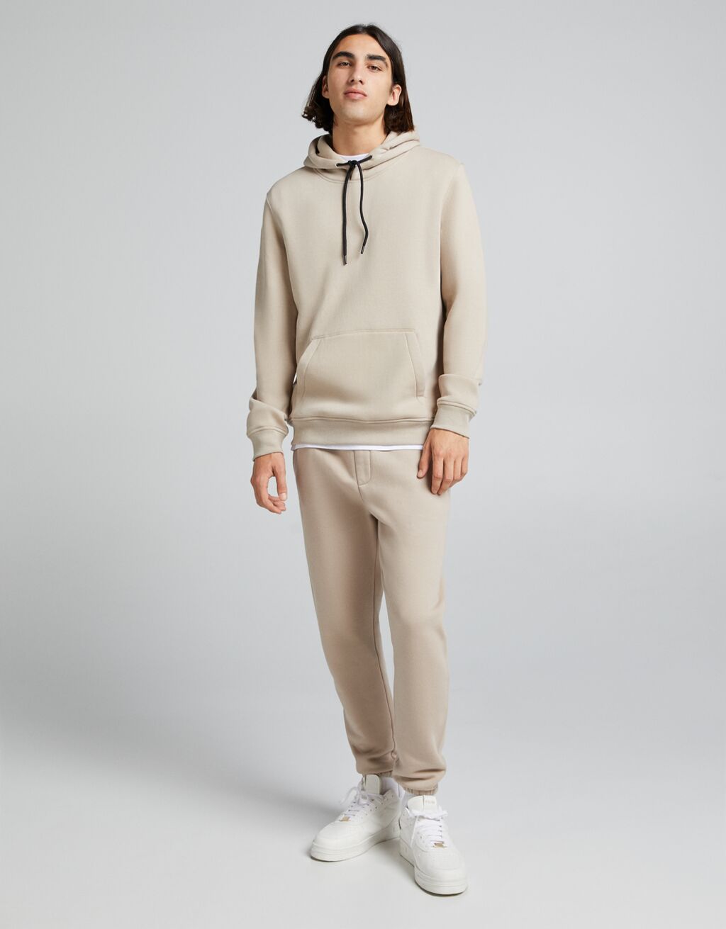 Pantalones Hombre | Bershka PantalóN Jogger Felpa Cargo Tie Dye Negro -  Bellavista