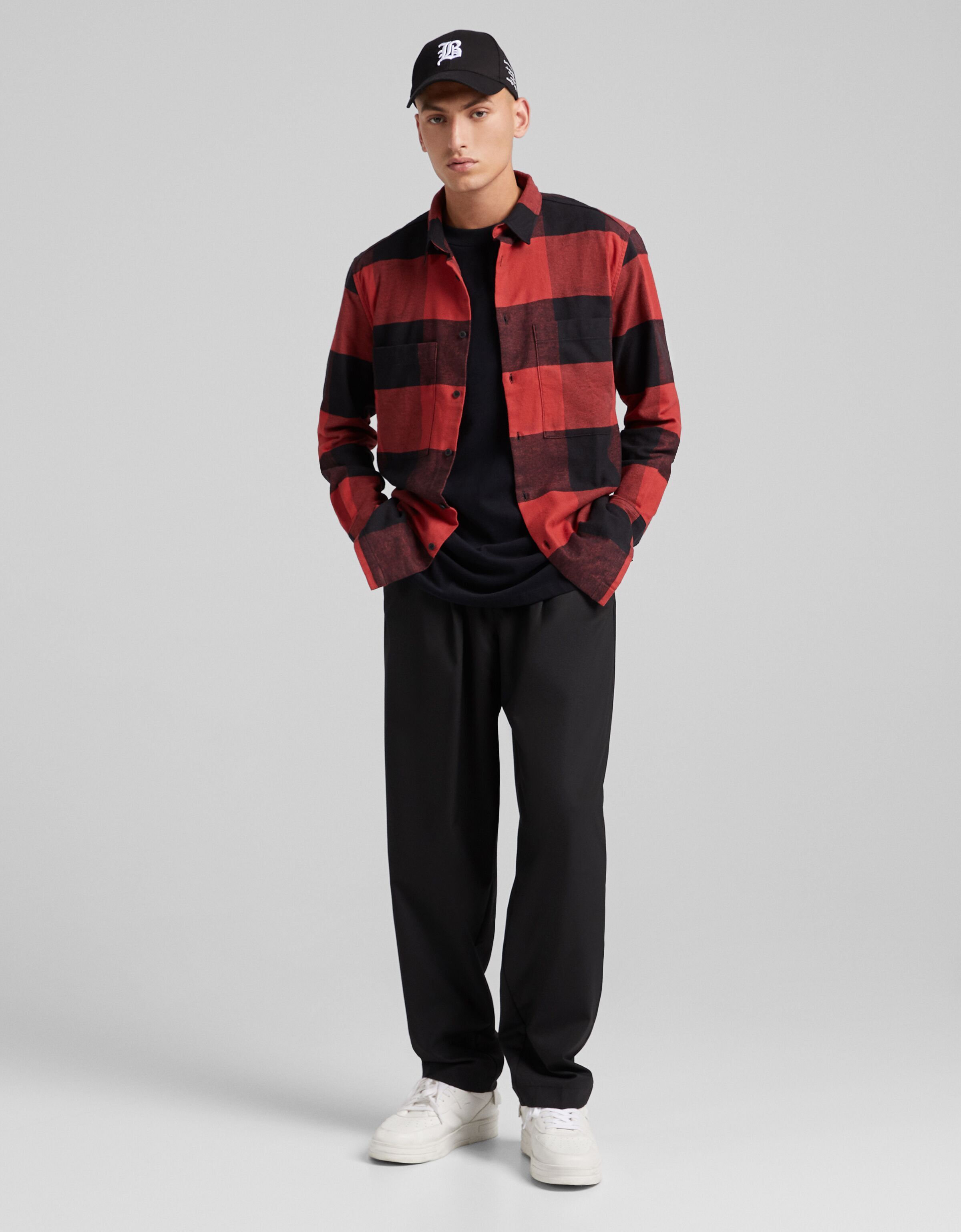 flannel jacket bershka