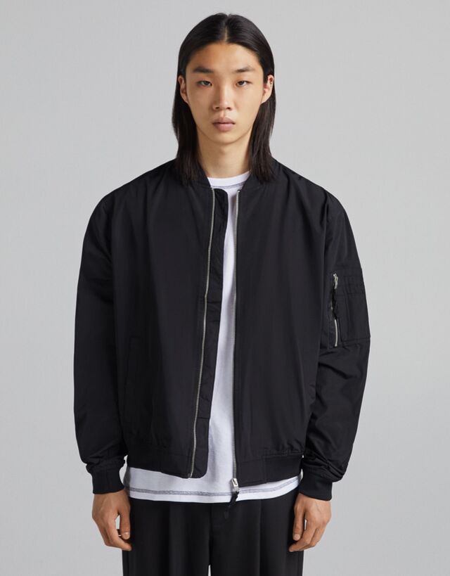 black jacket bershka