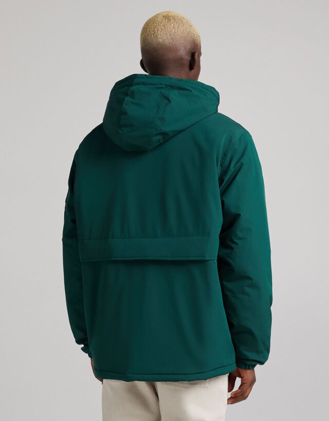 down jacket in a pouch