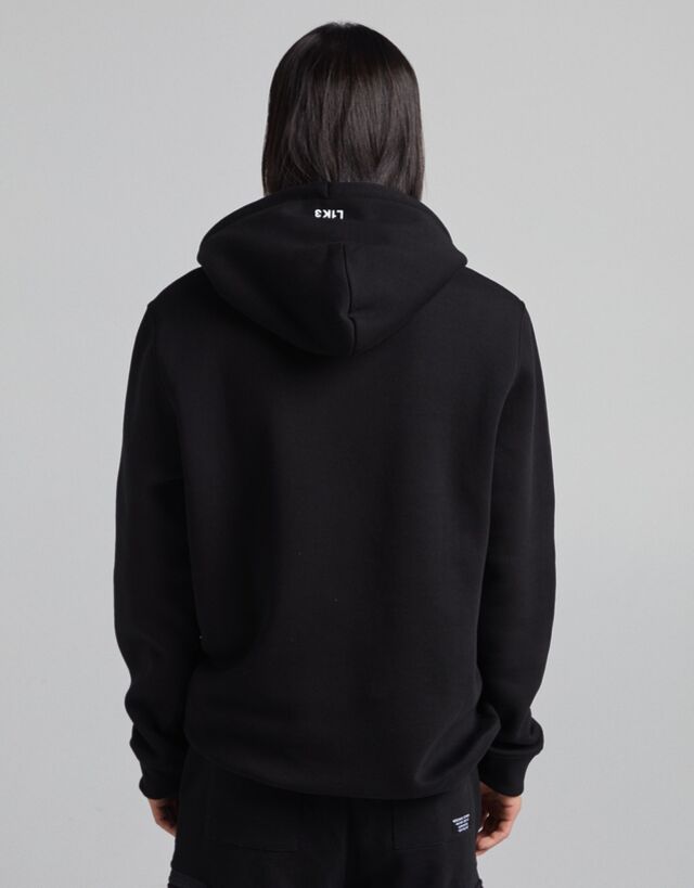 mens small black moletom com capuz