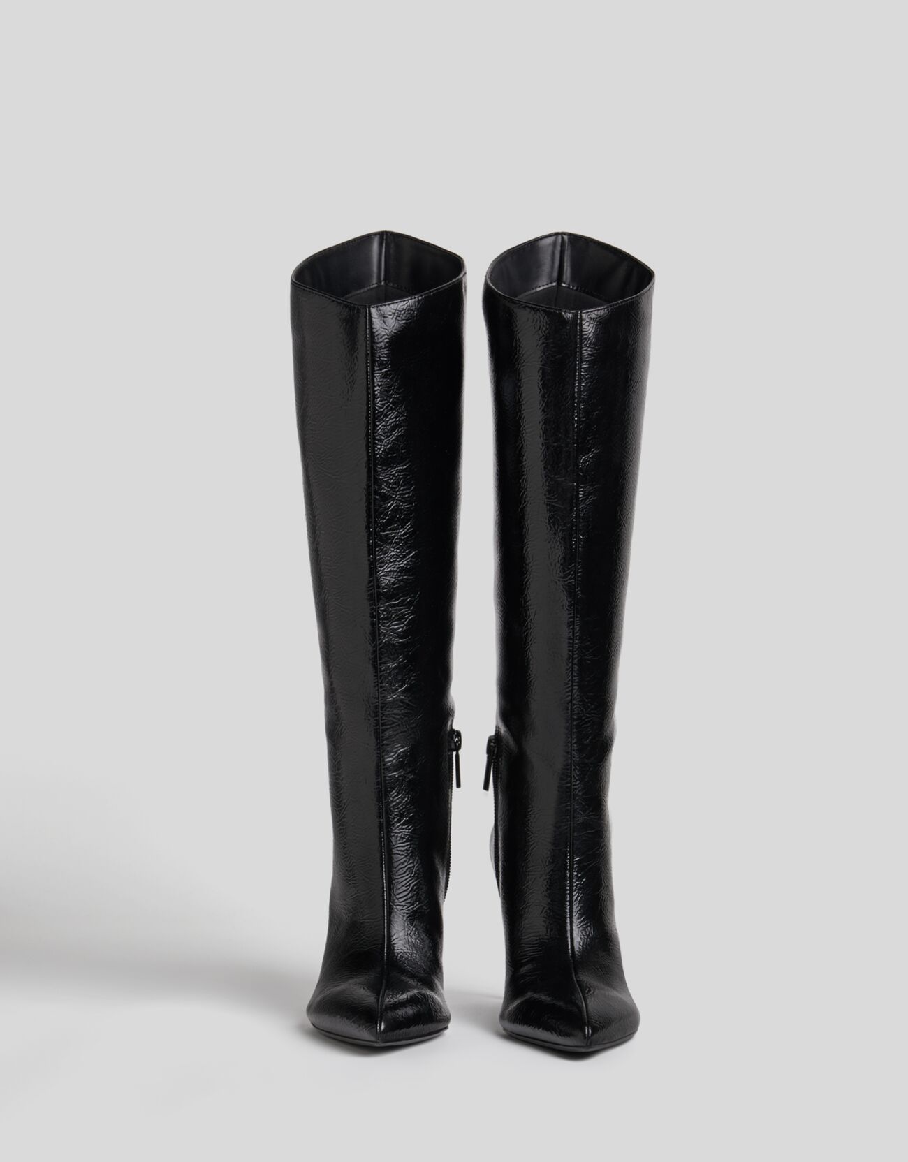 Botas tacón fino asimétricas - Mujer | Bershka