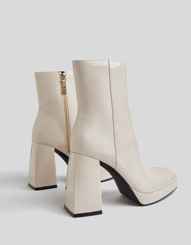 Bottines vernies à talon - Tout voir - Femme | Bershka