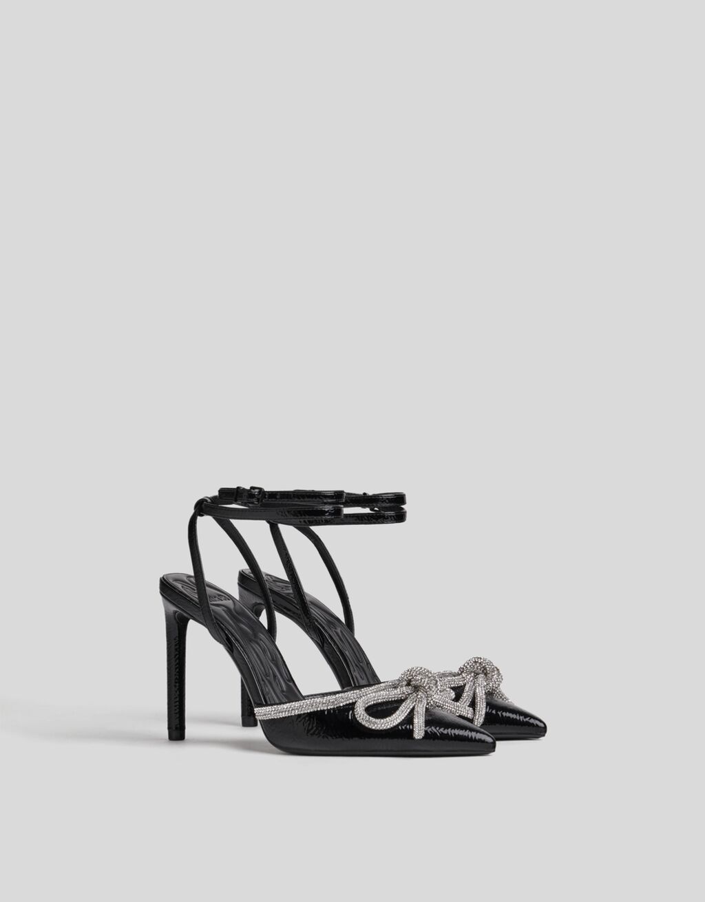 Zapato tacón destalonado lazo - Zapatos - Mujer | Bershka