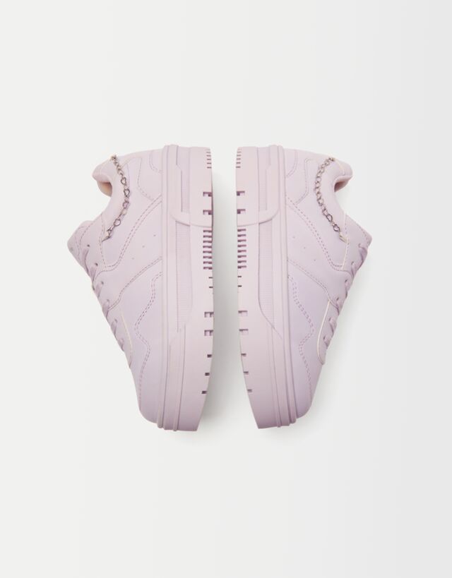 Zapatillas plataforma monocolor - Zapatos - Mujer | Bershka