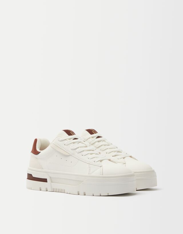 Zapatillas plataforma combinadas - Mujer | Bershka
