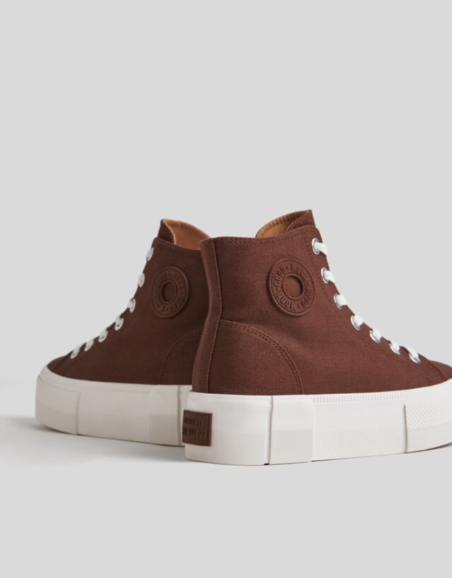Zapatillas abotinadas plataforma - Zapatos - Mujer | Bershka