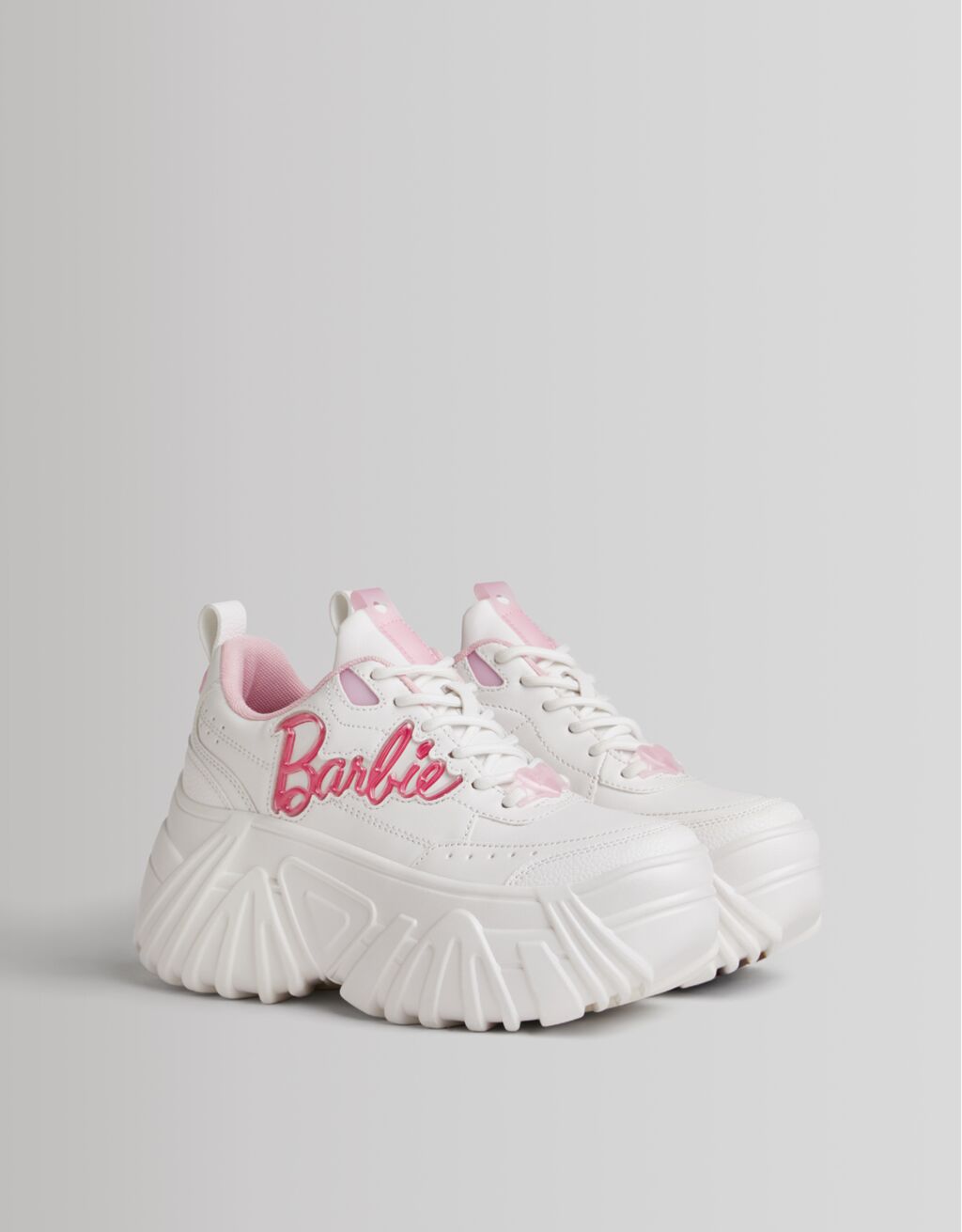 bershka platform trainers