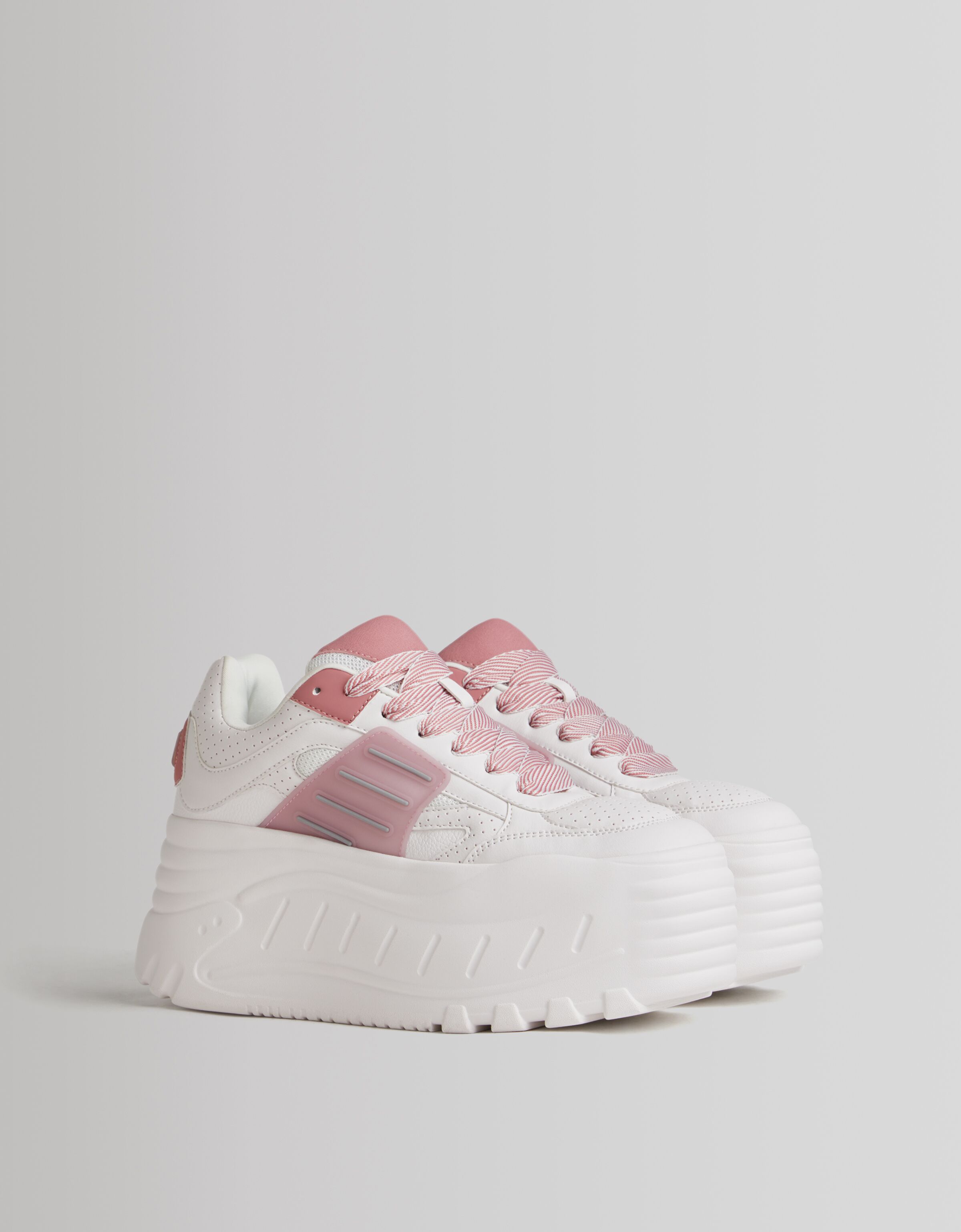 platform trainers pink