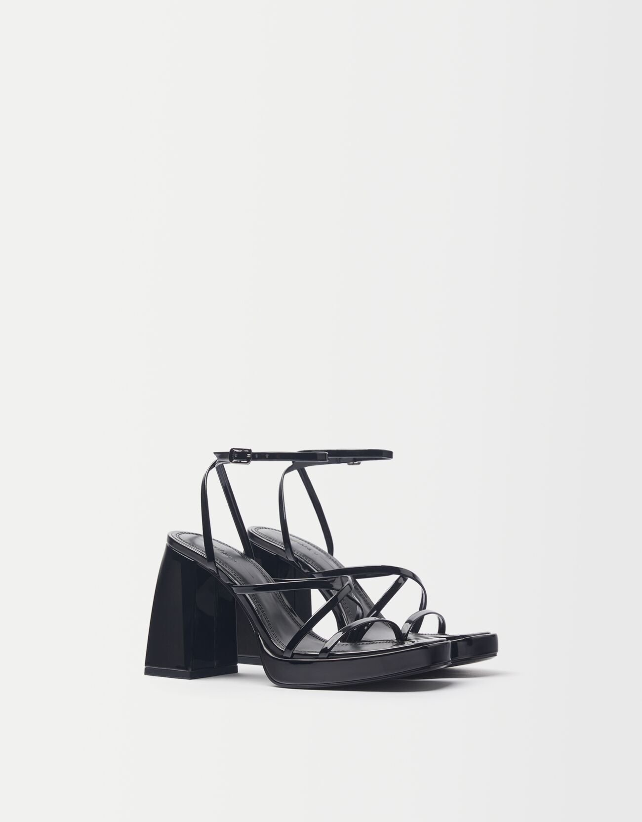 Sandalia tacón plataforma - Zapatos - Mujer | Bershka