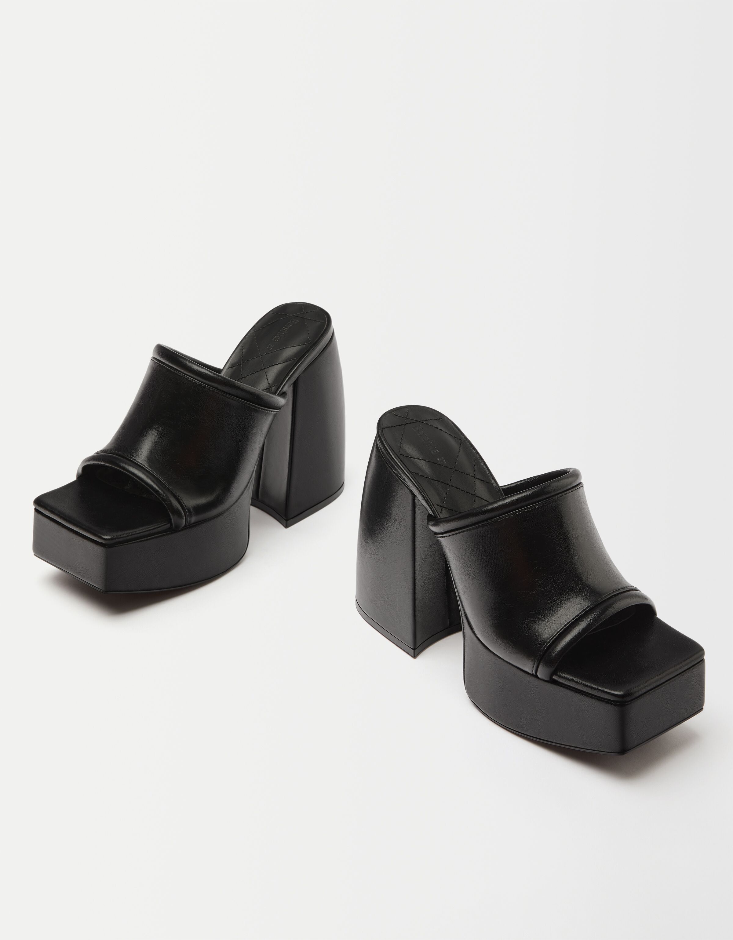Sandalia tacón plataforma XL - Mujer | Bershka