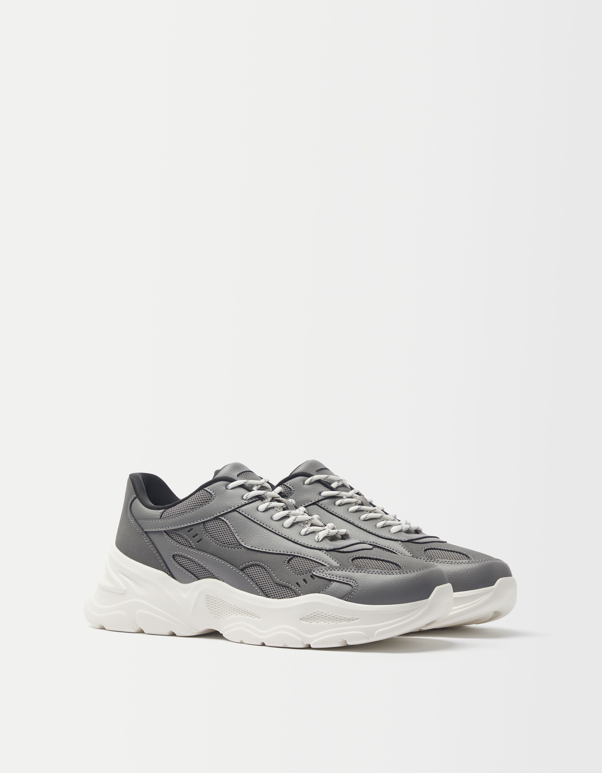 grey bubble trainers