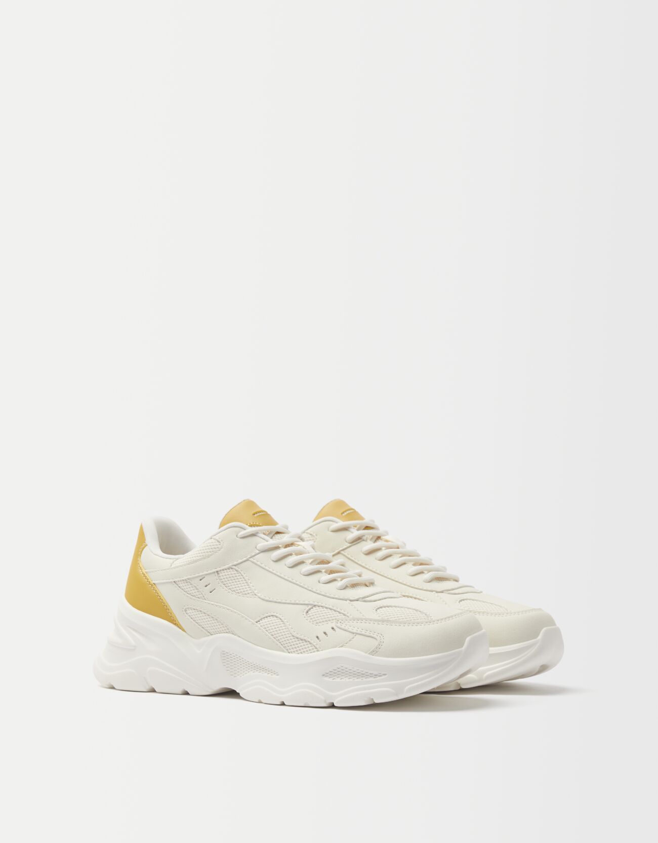 contrasting mesh sneakers zara