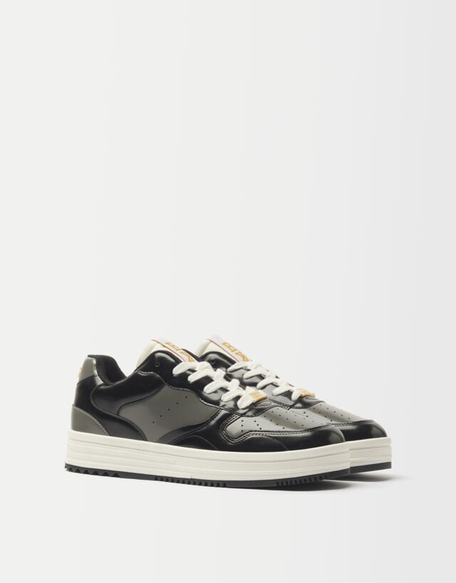 Sneakers combinate lucide da uomo - Scarpe - Uomo | Bershka