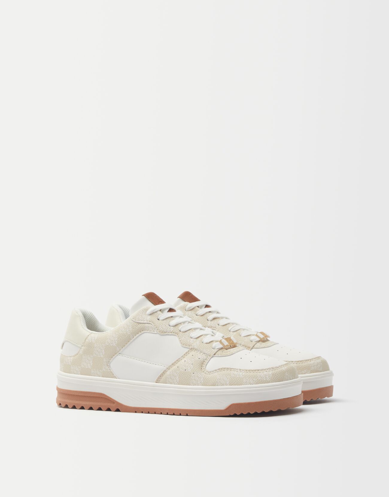 Herensneakers met dambordruit - Schoenen - Heren | Bershka