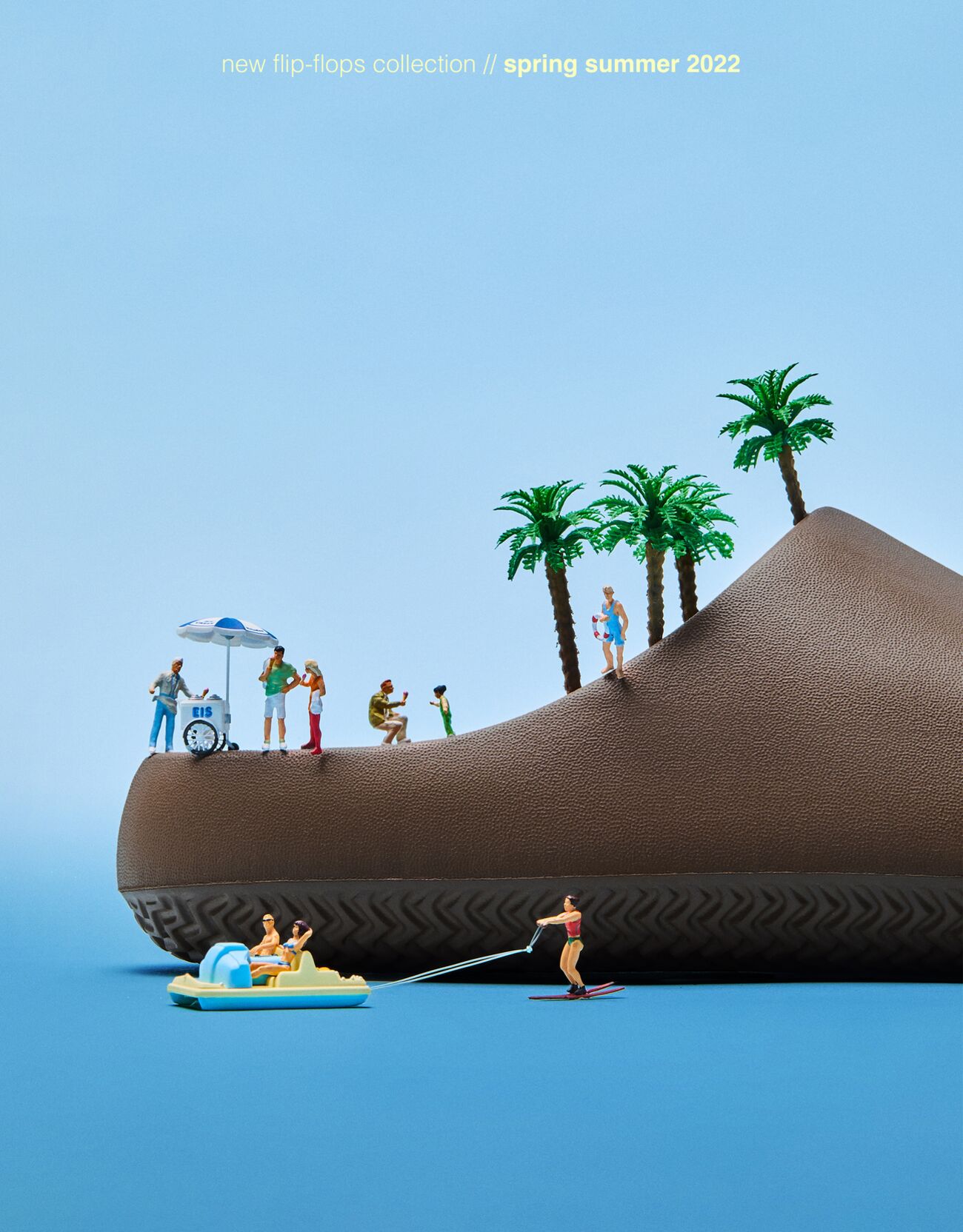 Bershka - Menâs textured flat sandals