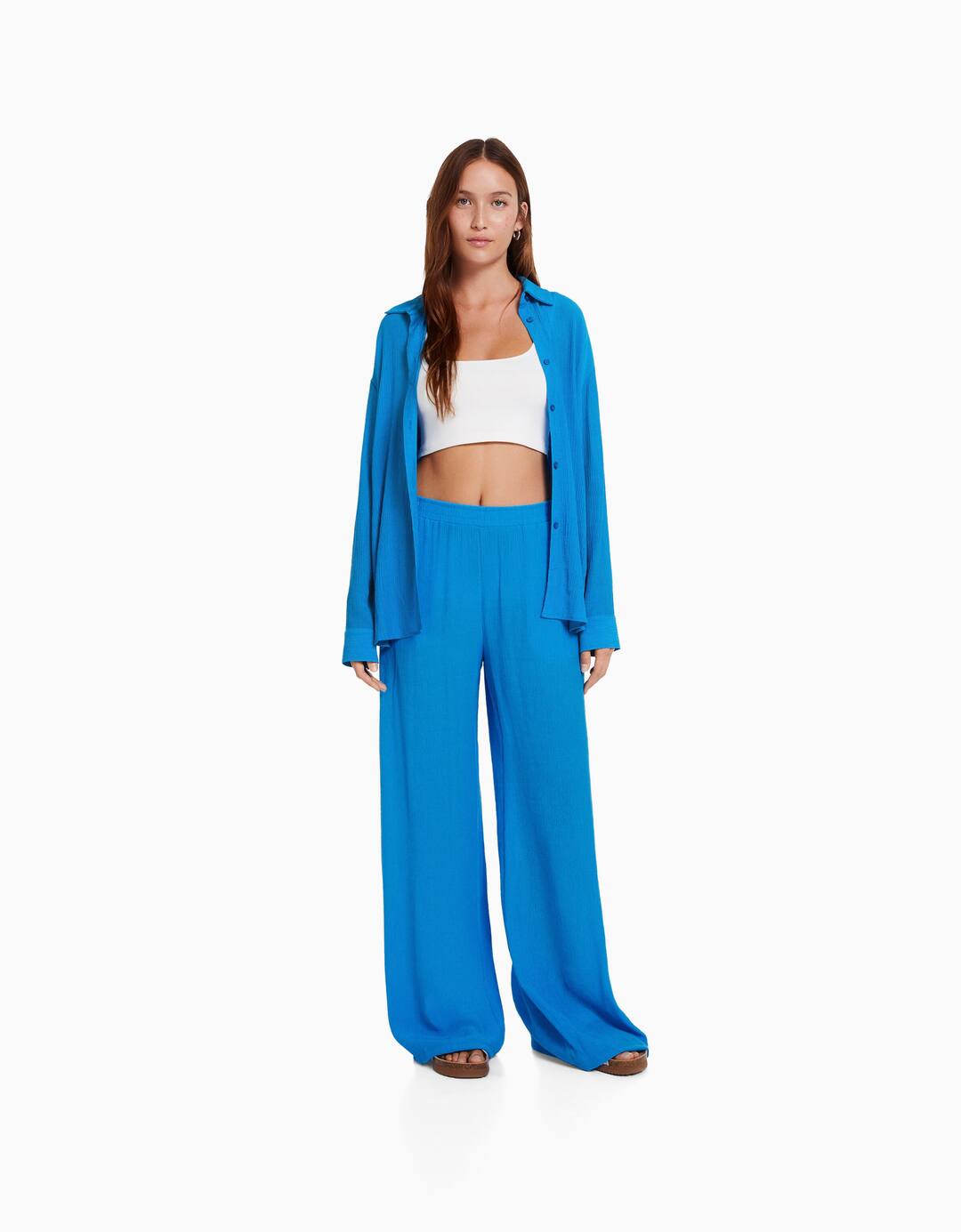 Set camisa y pantalón bambula