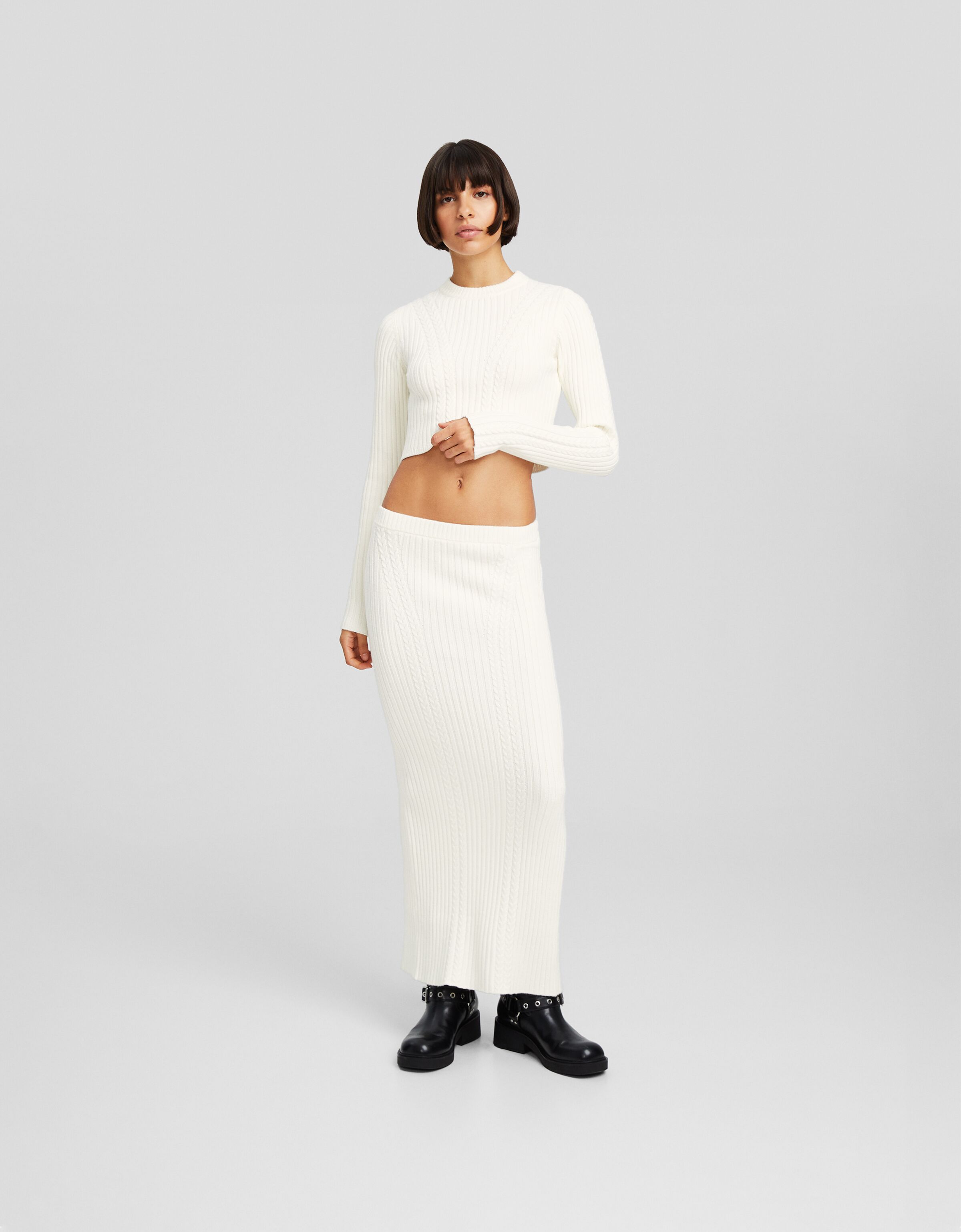 Sweater pencil skirt on sale set
