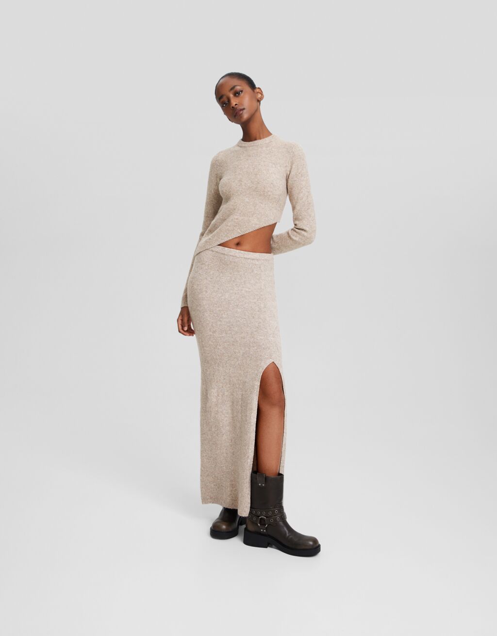 Sweater discount knit skirt