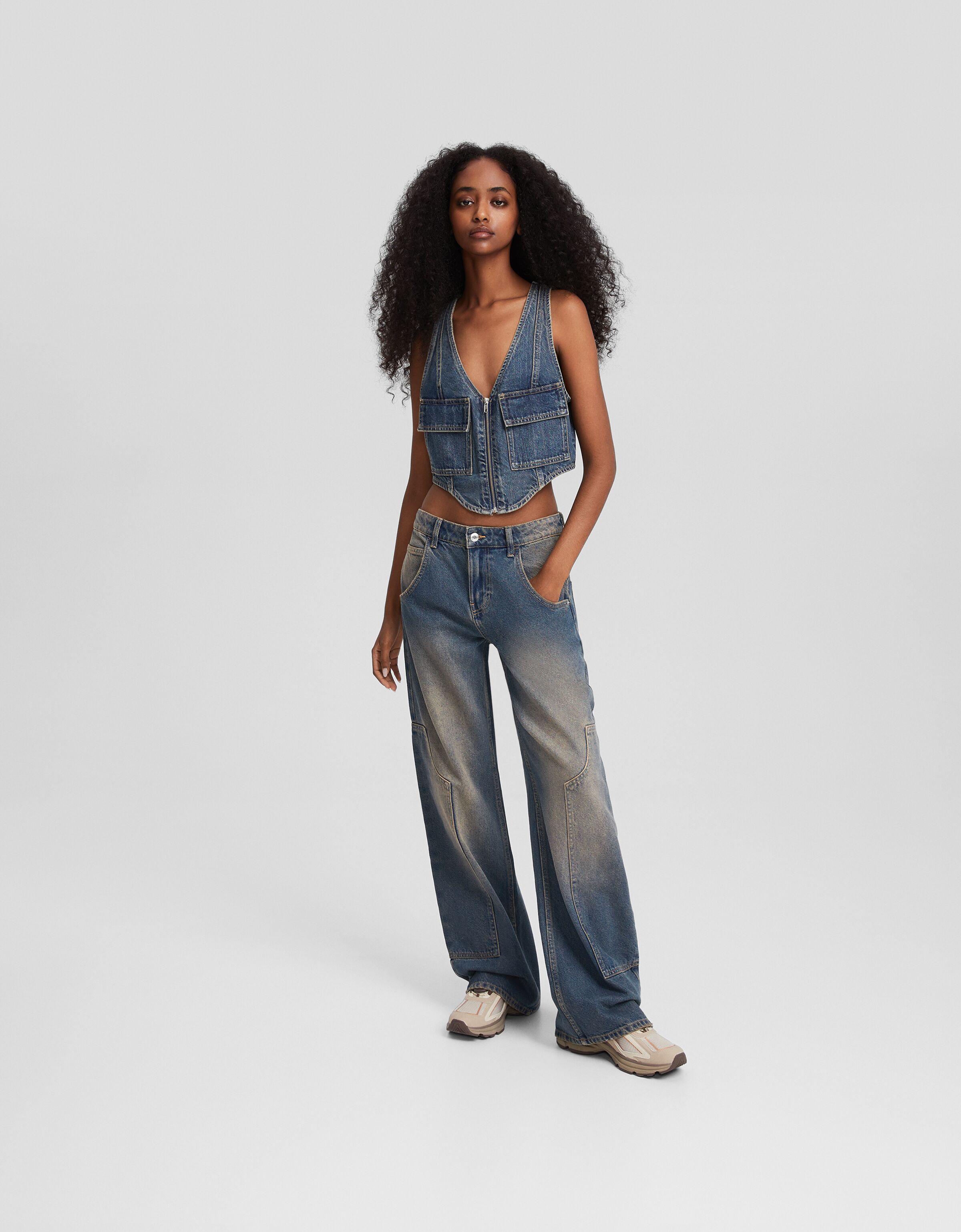 Jeans bershka denim best sale