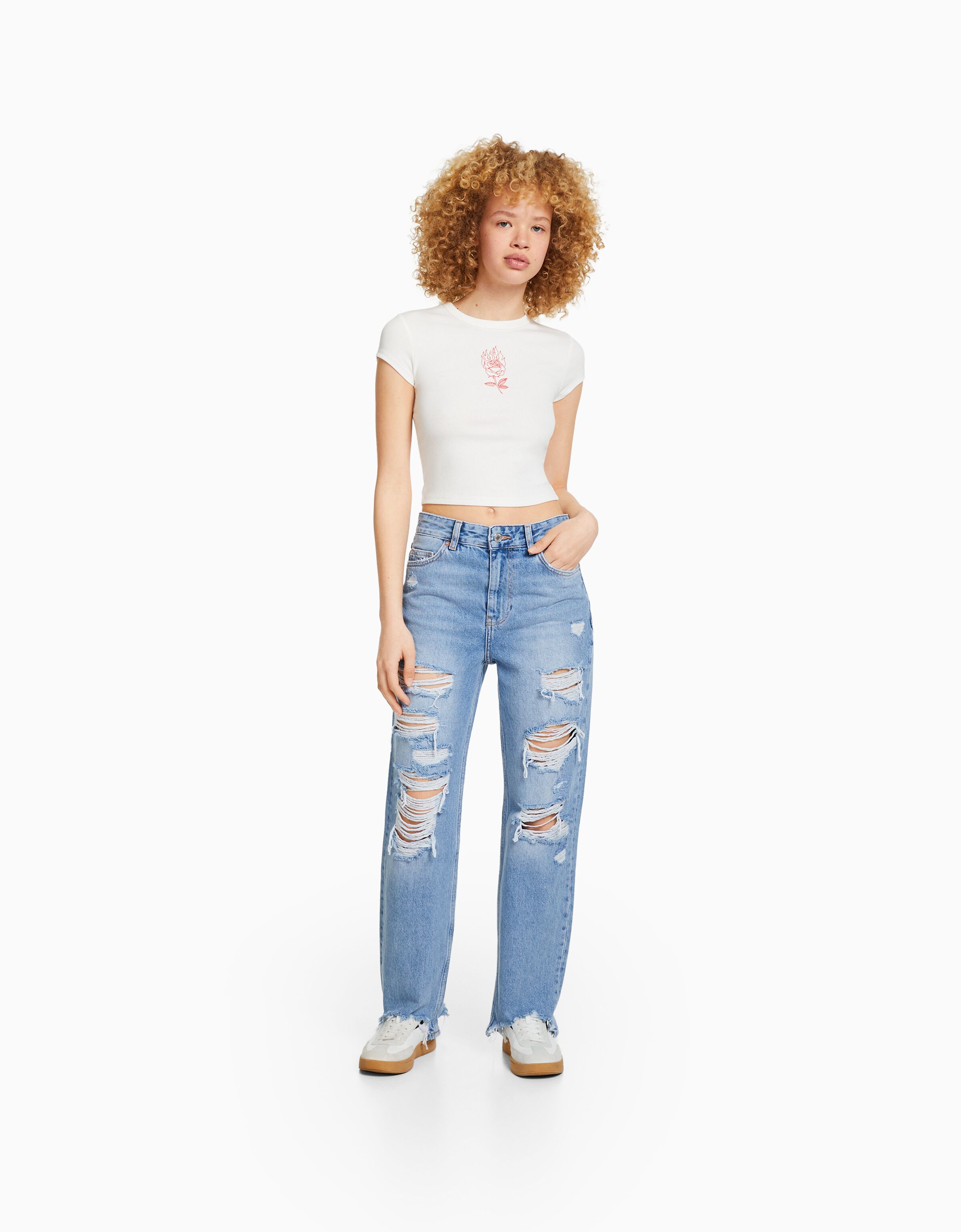 Bershka store mit rissen