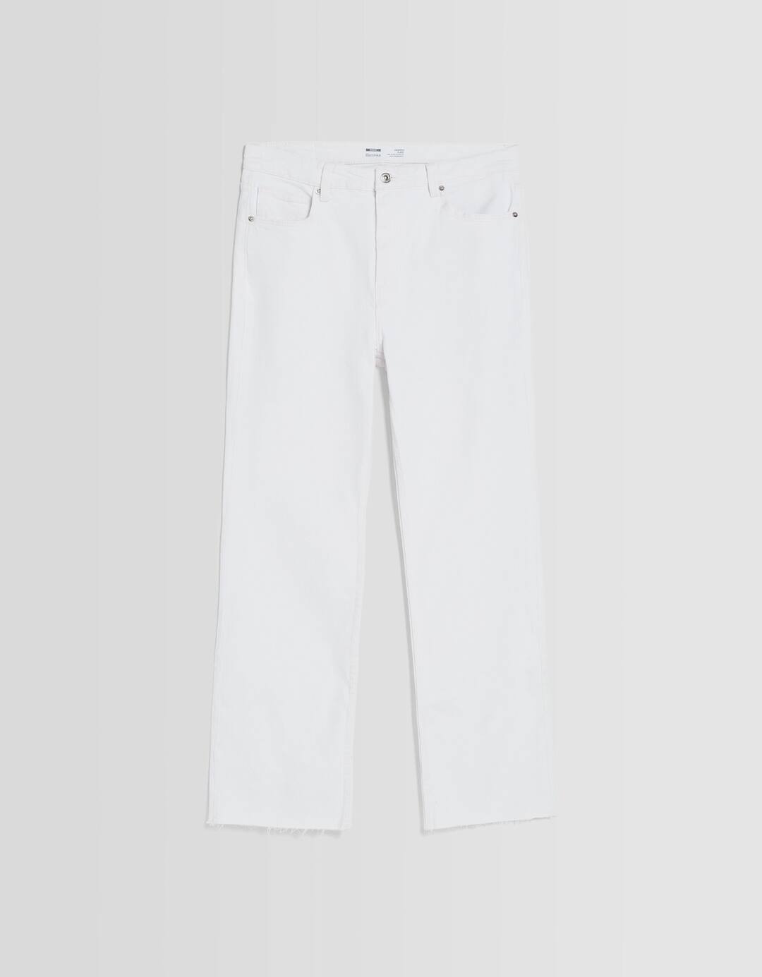 Cropped flared jeans