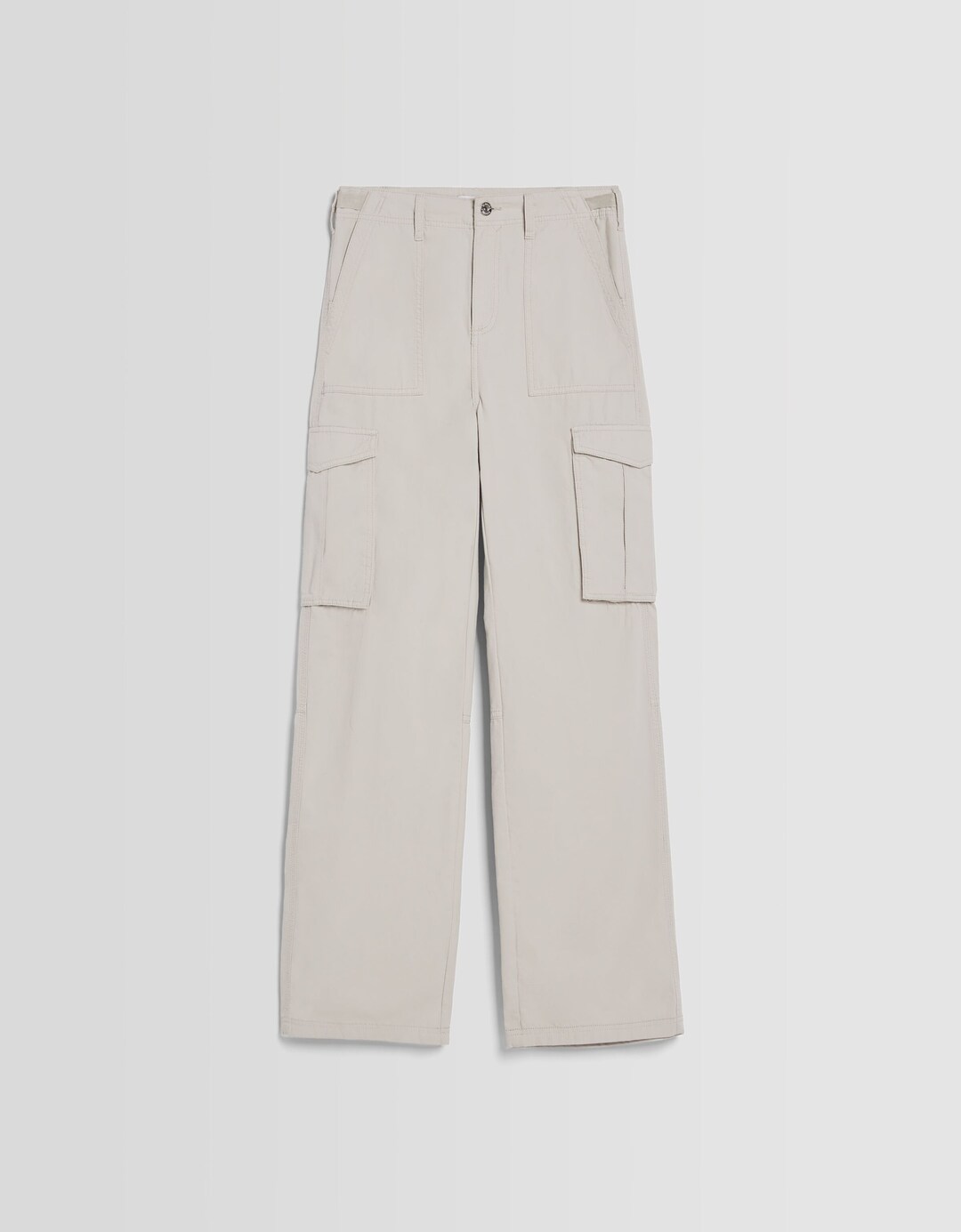 Pantalon straight cargo réglable