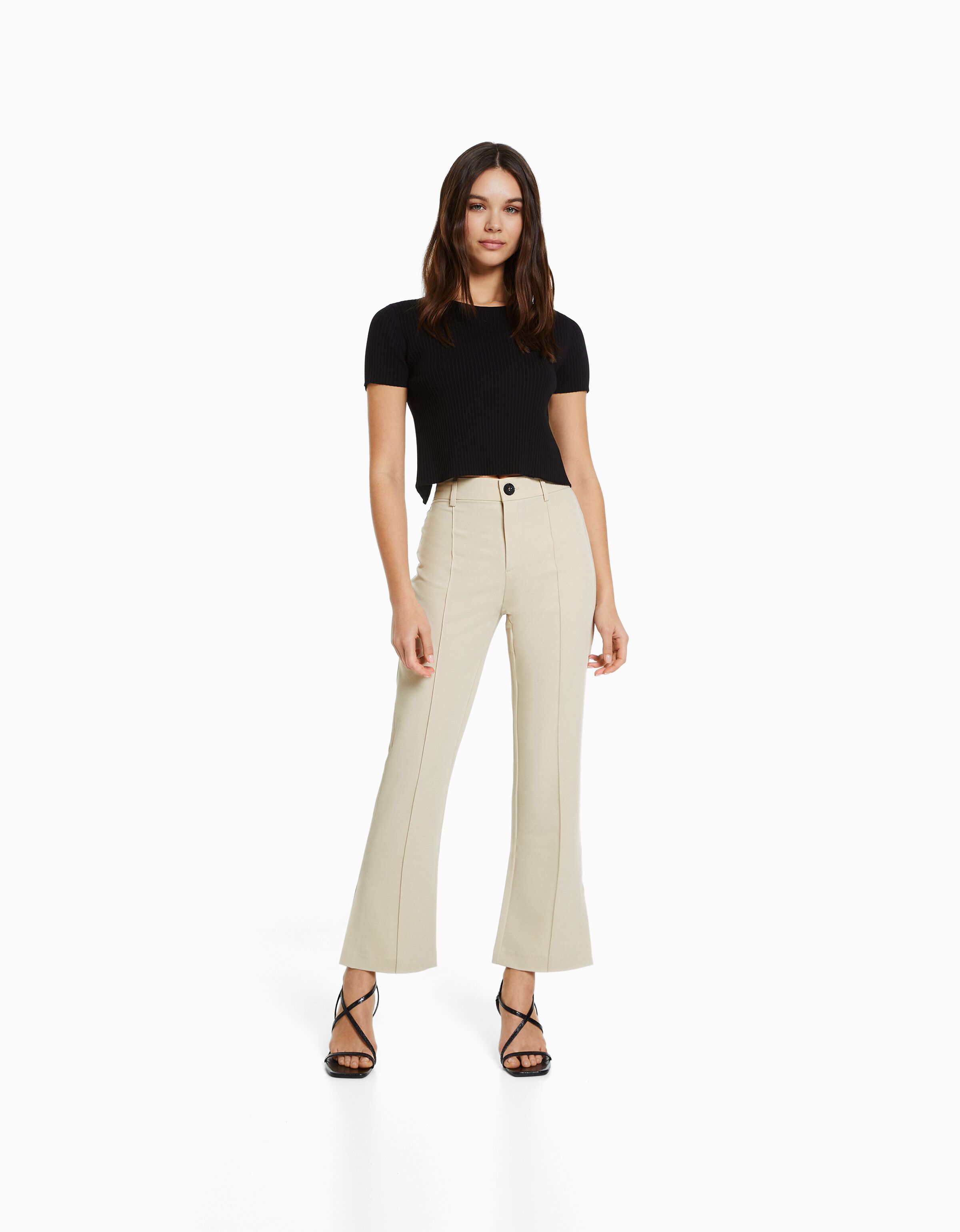 ATM Model Ribbed Kick Flare Pant | Primm's