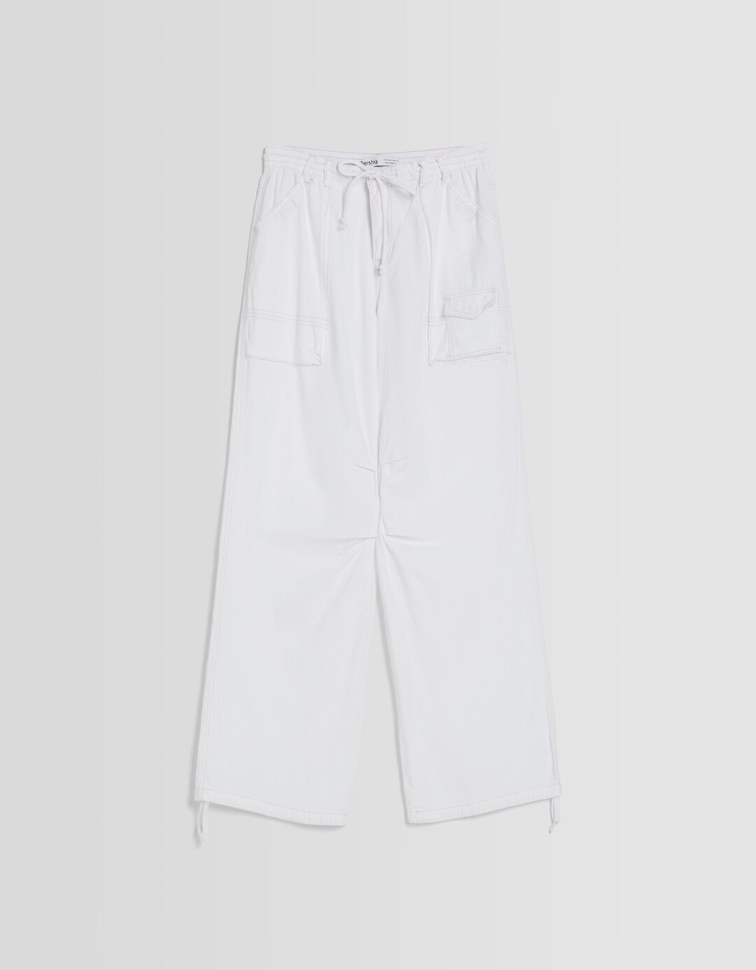 Rustikale Straight-Fit-Hose aus Baumwolle