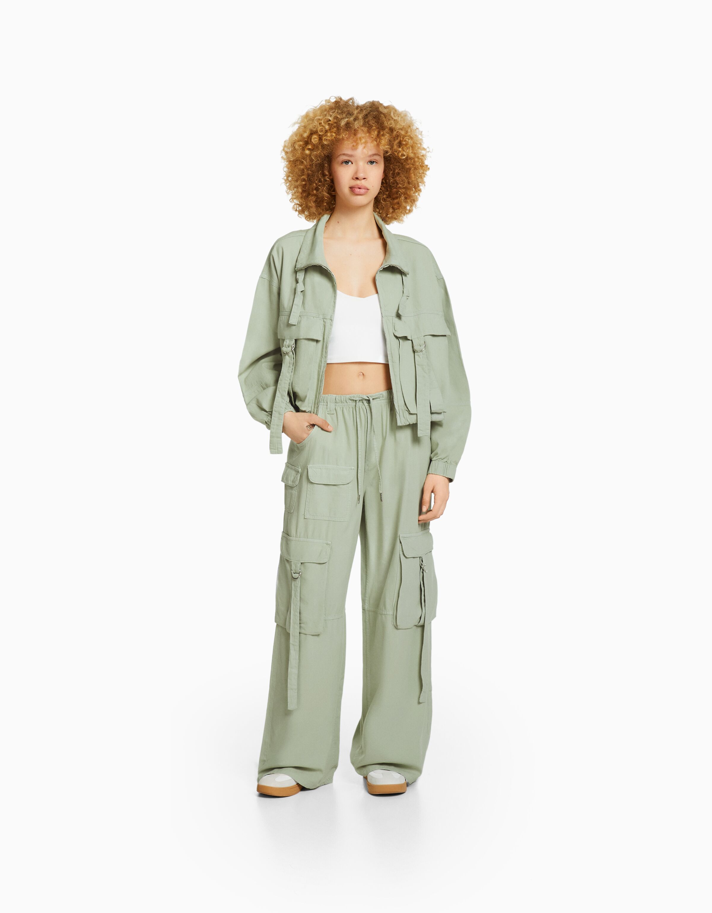 ASOS DESIGN Tall oversized parachute trouser in iridescent blue co-ord |  ASOS