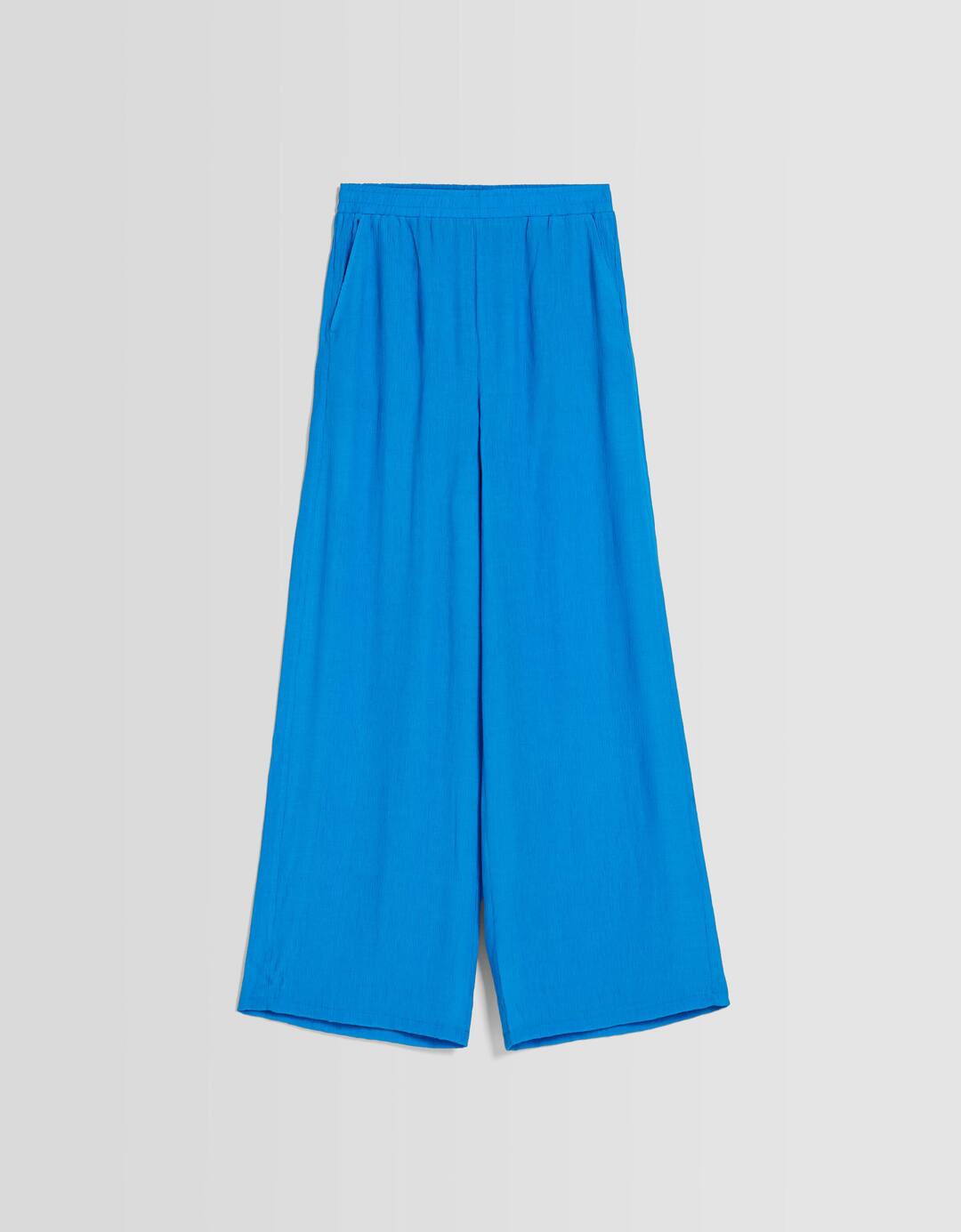 Pantalón wide leg bambula