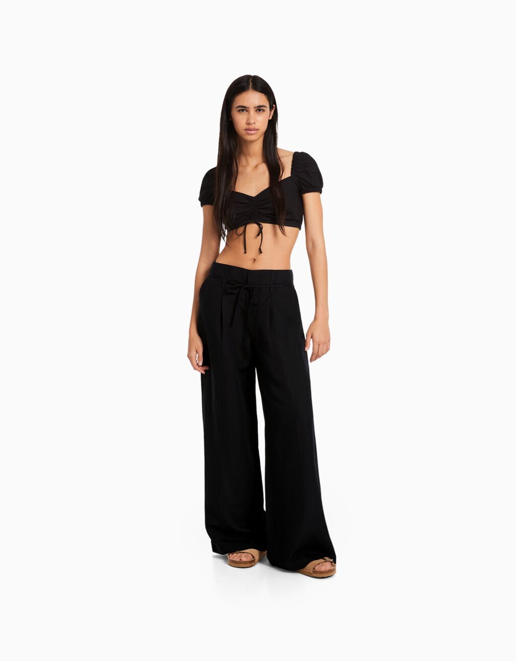 Bershka wide shop leg pants