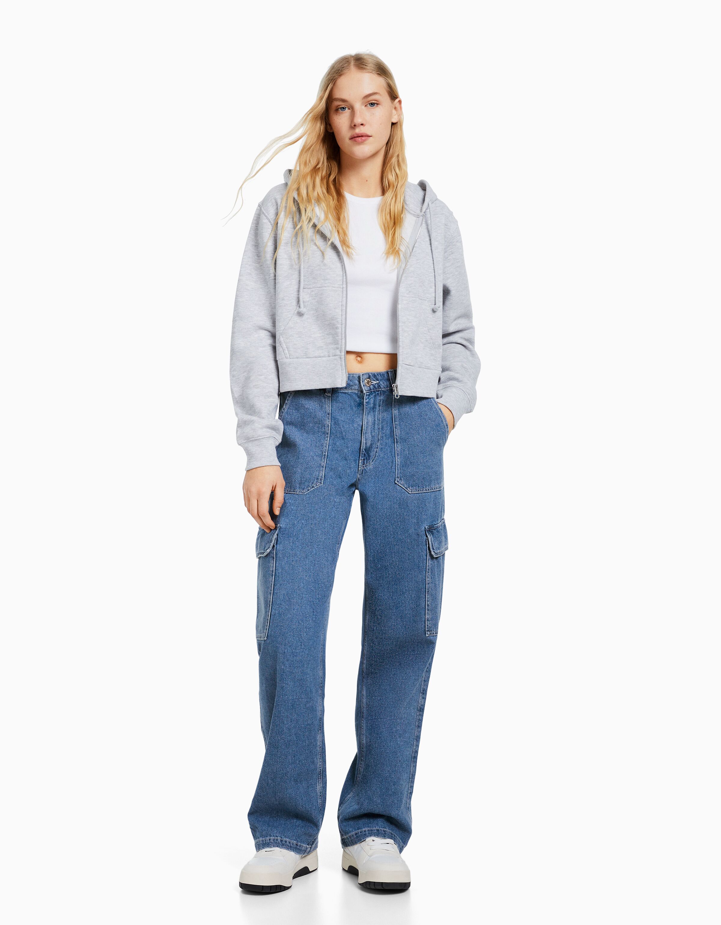 Bershka cargo femme outlet