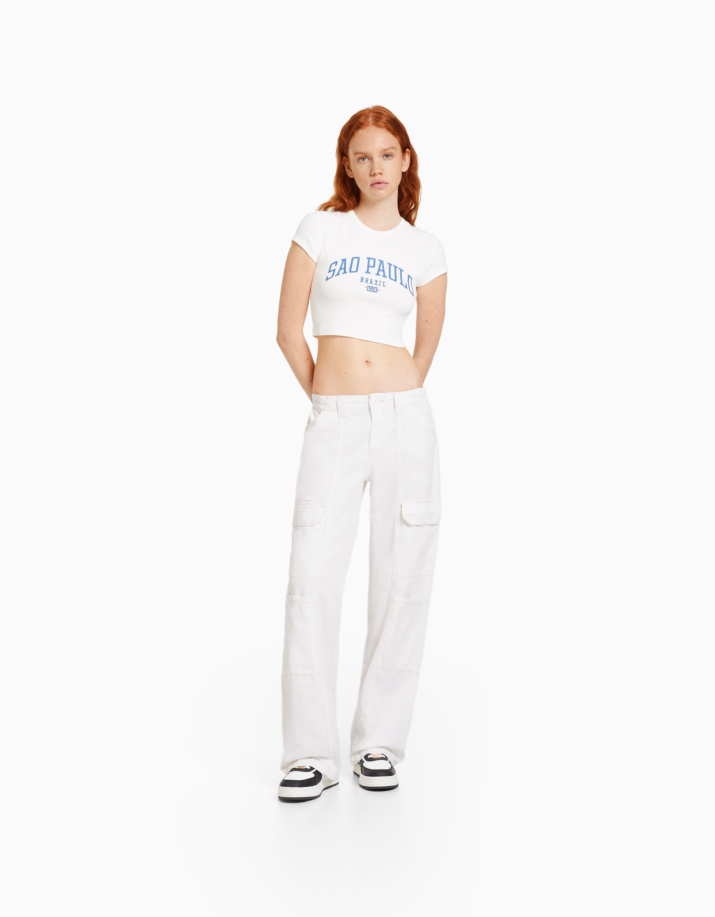 Pantalon low sales waist mujer