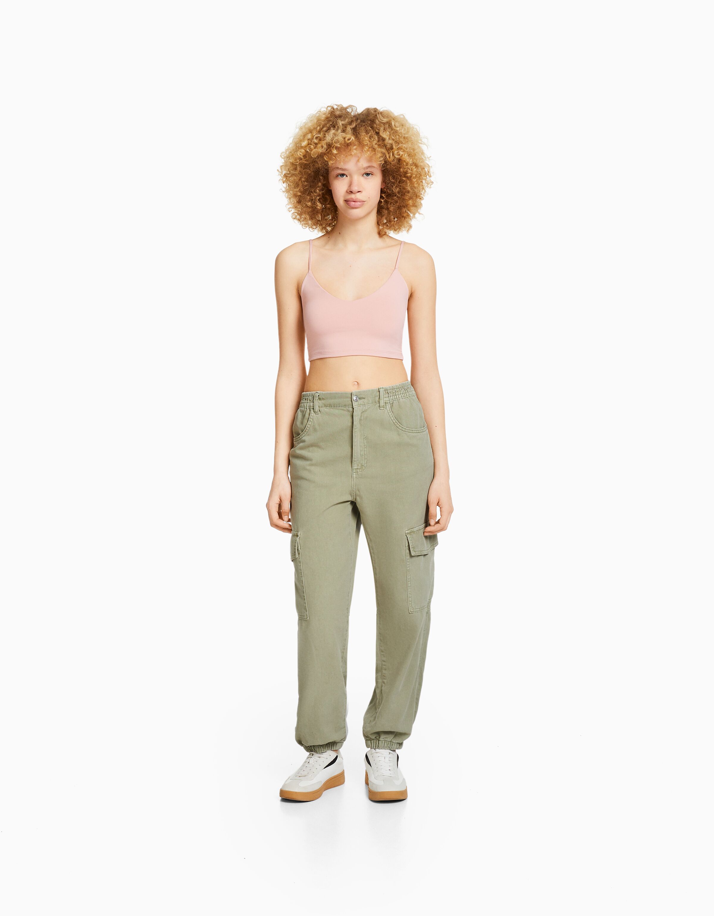 Womens cotton joggers with pockets store