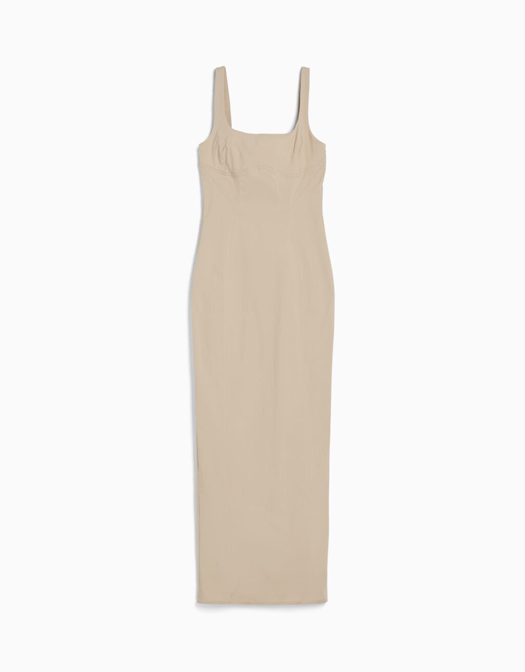 Vestit midi tirant ample ajustat